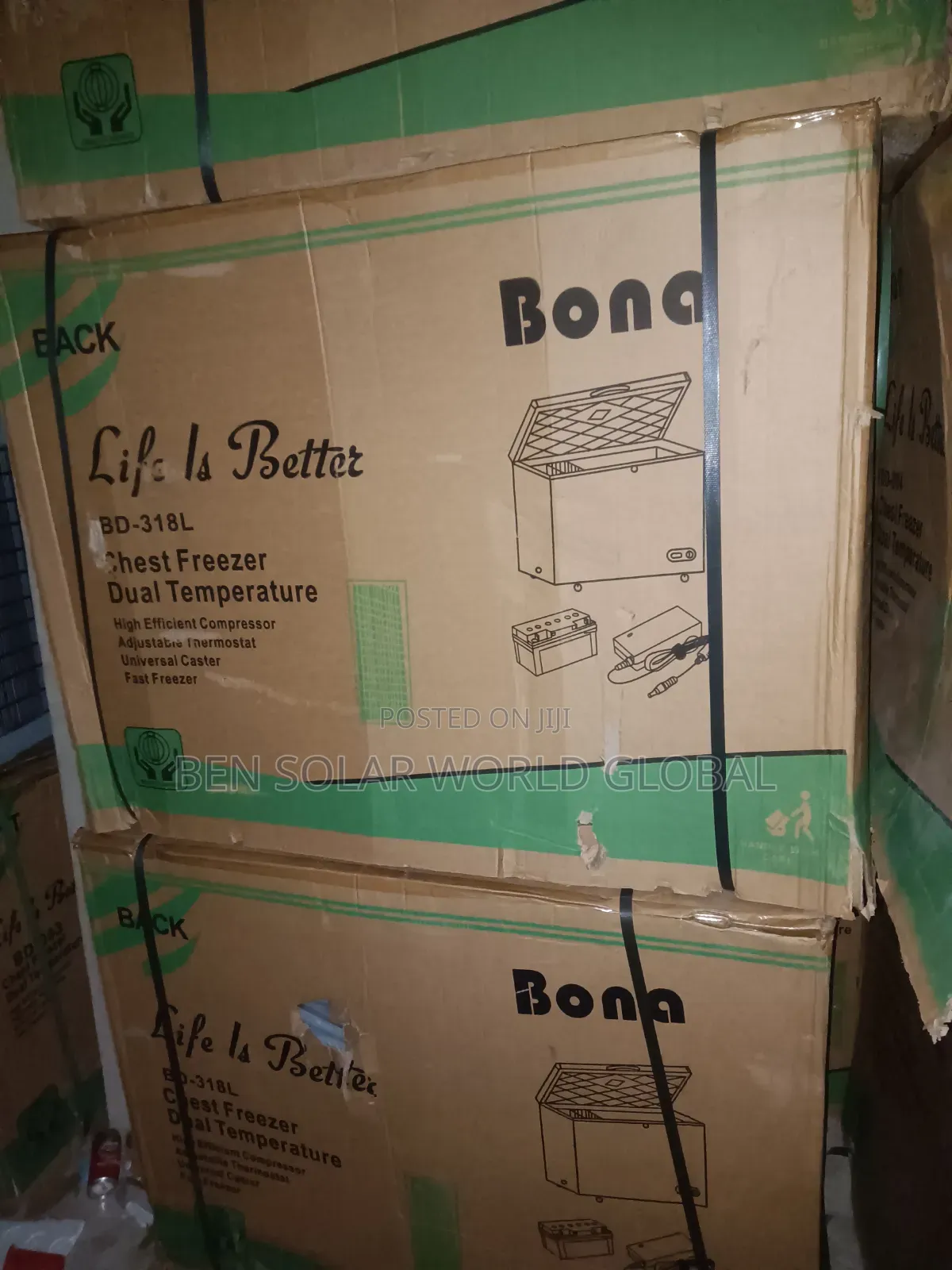 318l Bona Chest Freezer Ac/Dc