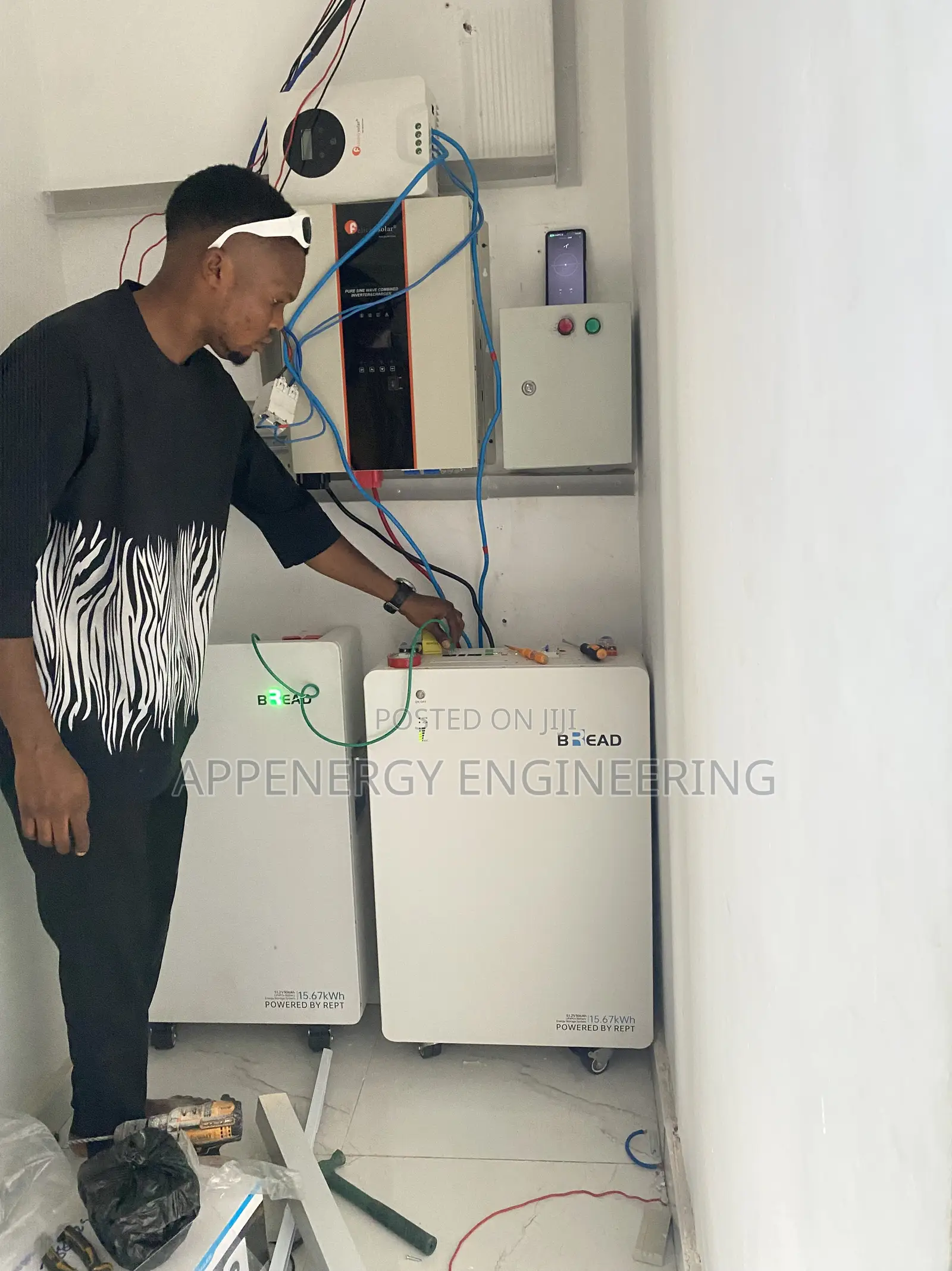 7.5kva Felicity Inverter With 30kwh Lithium Iron Battery