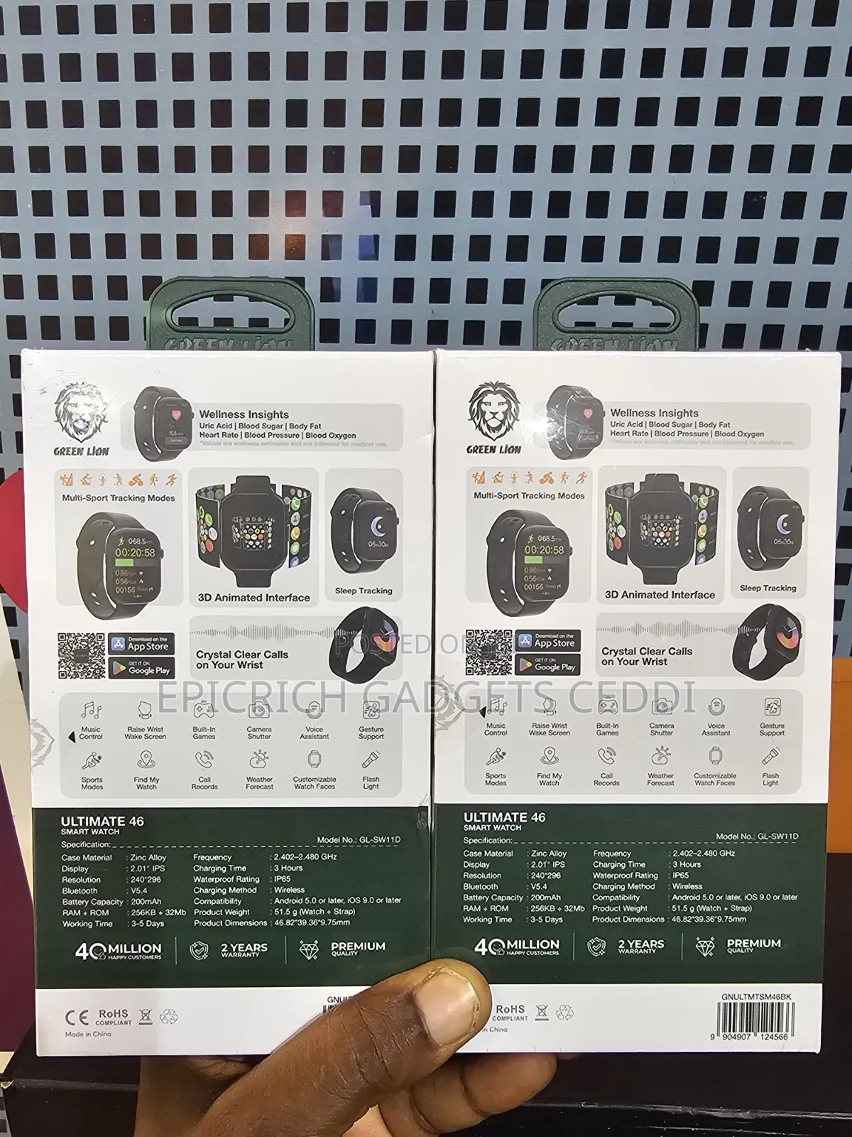 Greenlion Ultimate 46 Smartwatch Fitness Tracking