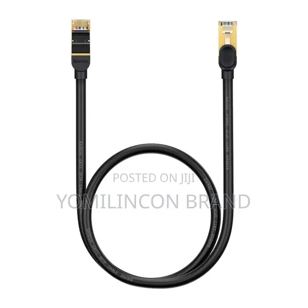 Baseus Cat7 10gbps Rj45 Network Cable 1m - Black