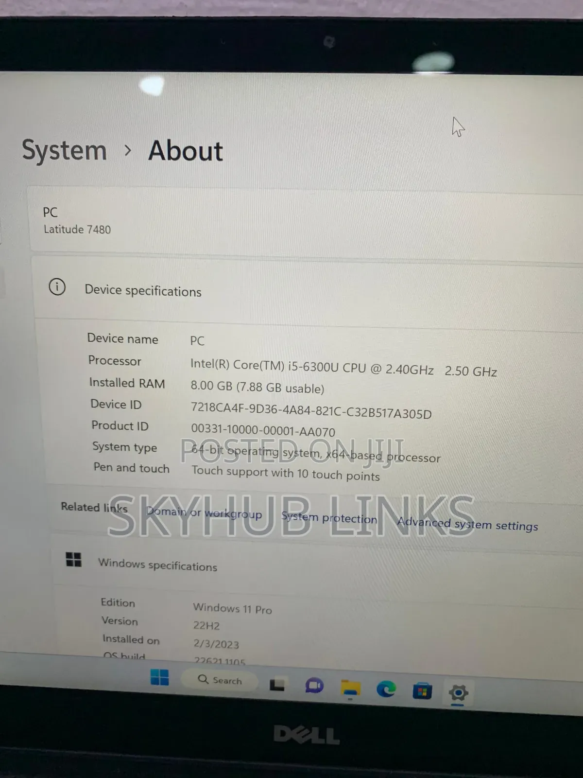 Laptop Dell Latitude 14 7480 8GB Intel Core i5 SSD 256GB