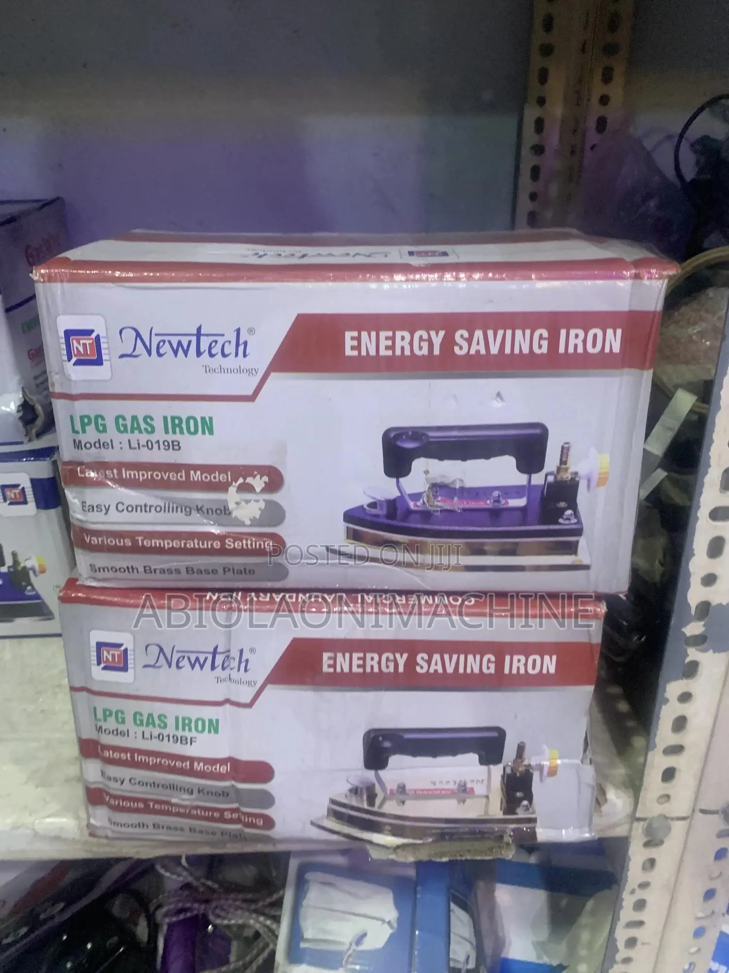 Newtech LPG Gas Iron With Free Cylinder Electricity-Free