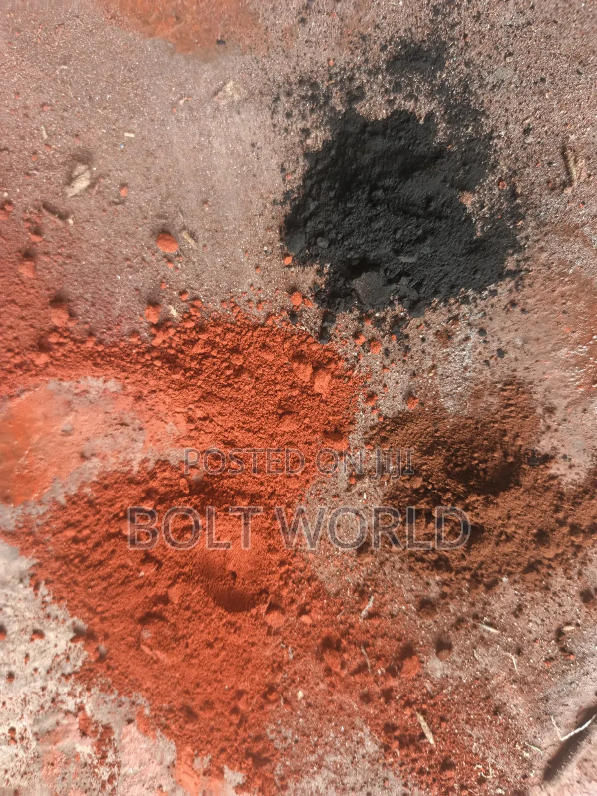 Pigment Red, Yellow, Black for Floor Design