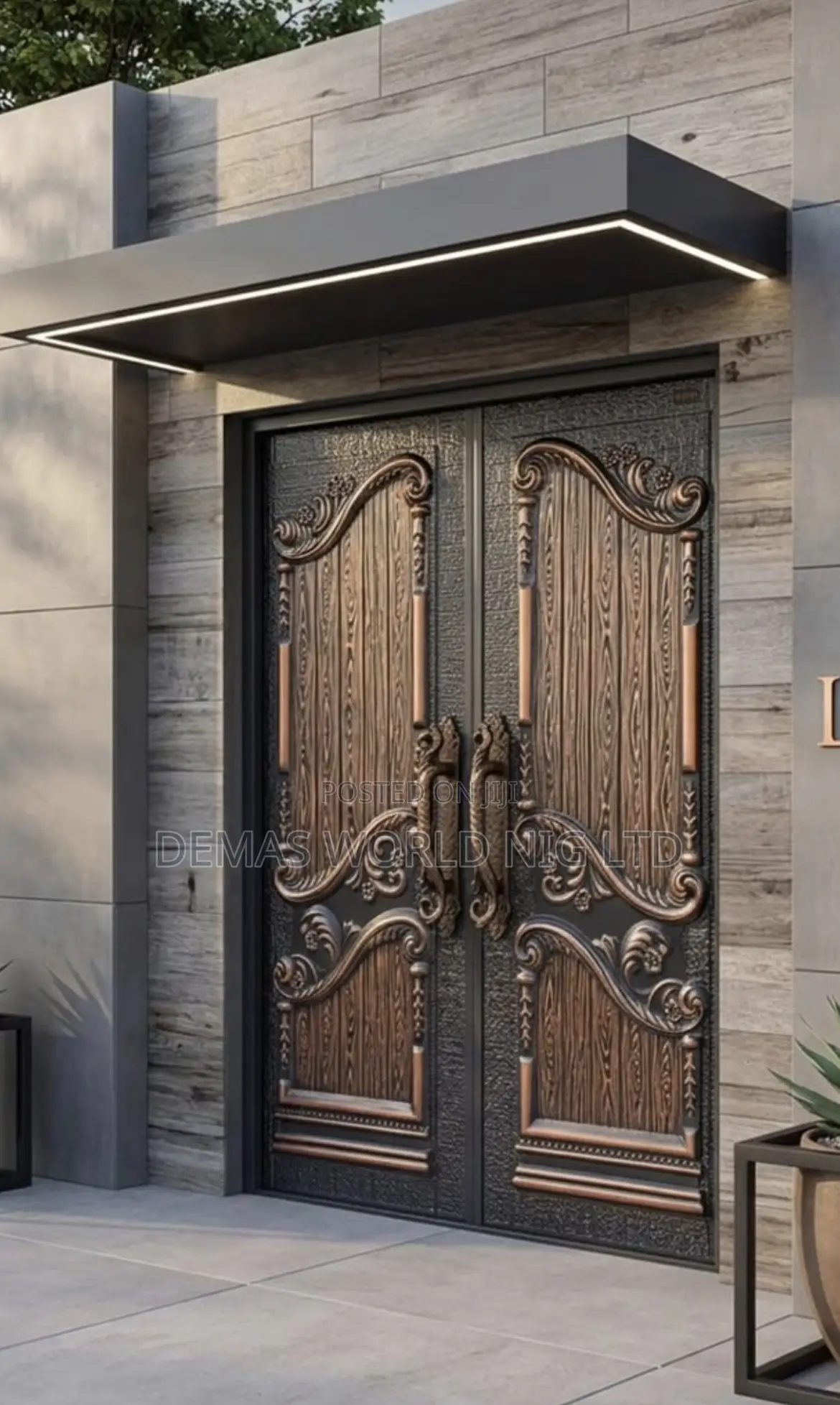 German Copper Door 2100 by 1400