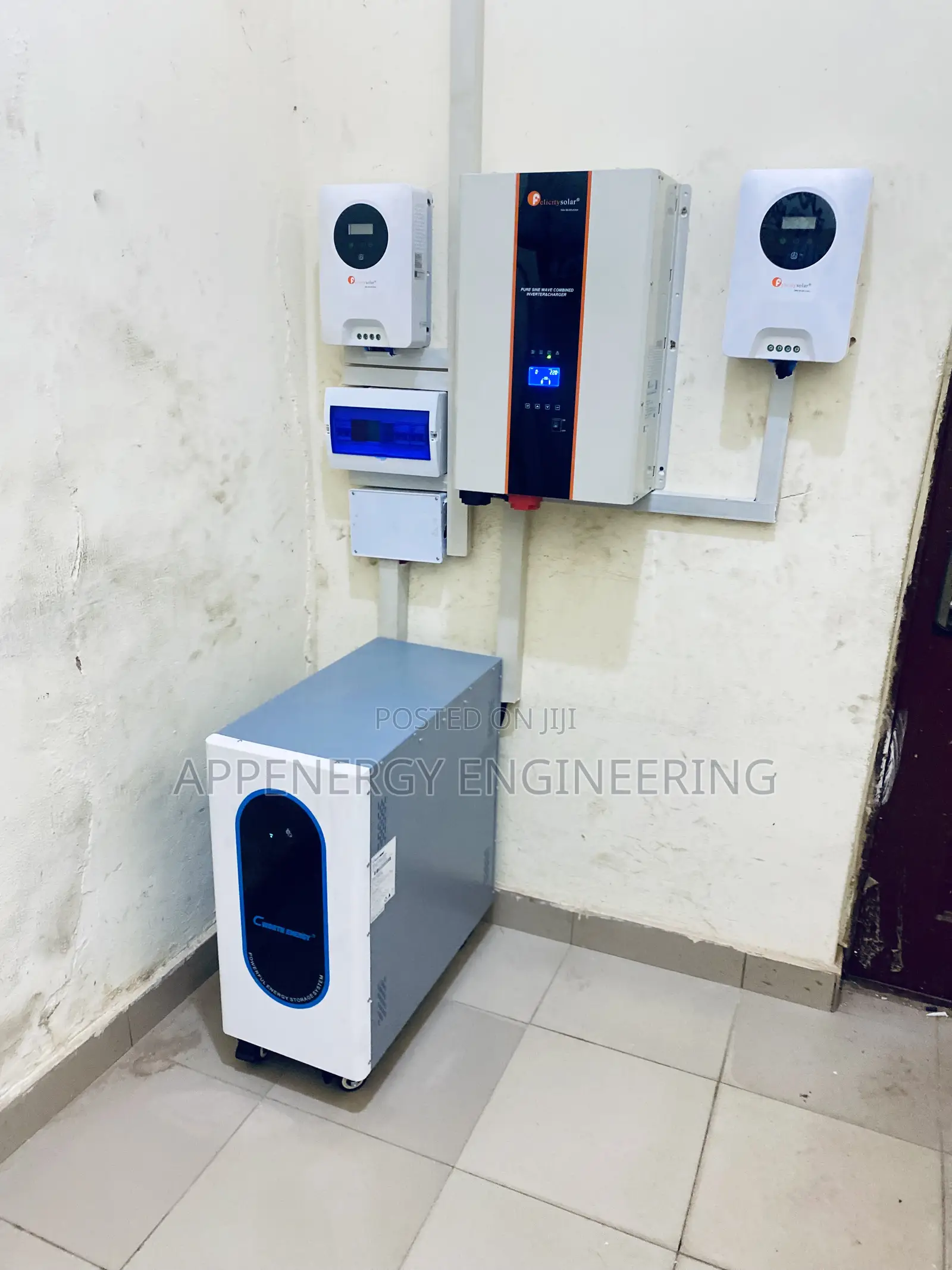 Petrol Station on Solar 10kva Paired With 15kwh