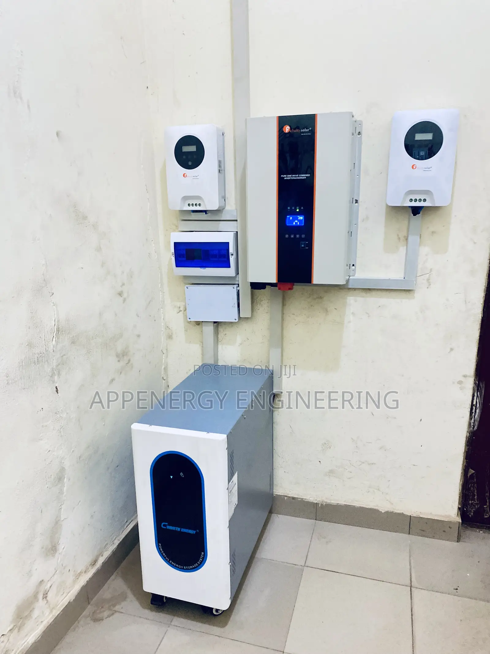Petrol Station on Solar 10kva Paired With 15kwh