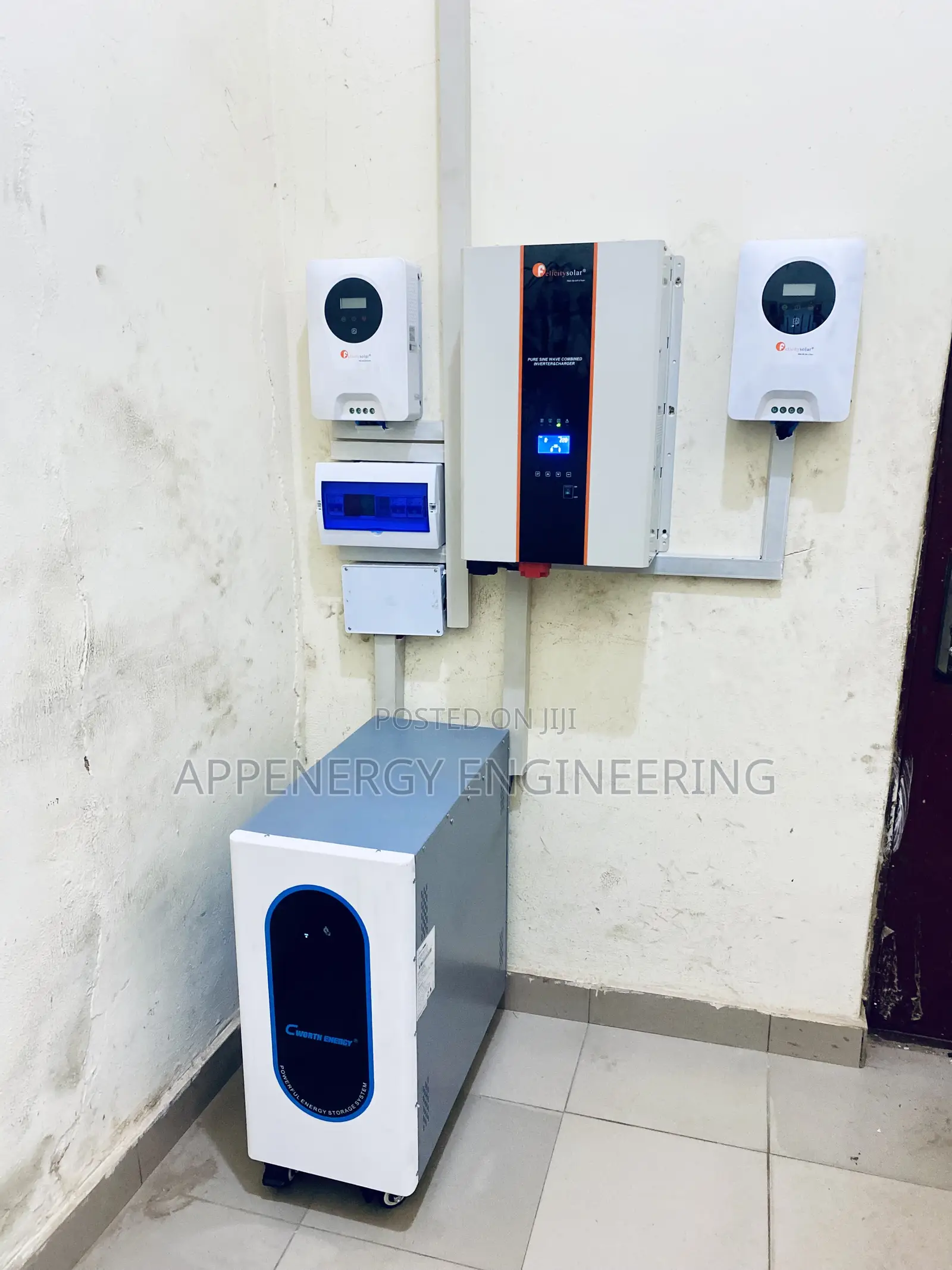 Petrol Station on Solar 10kva Paired With 15kwh