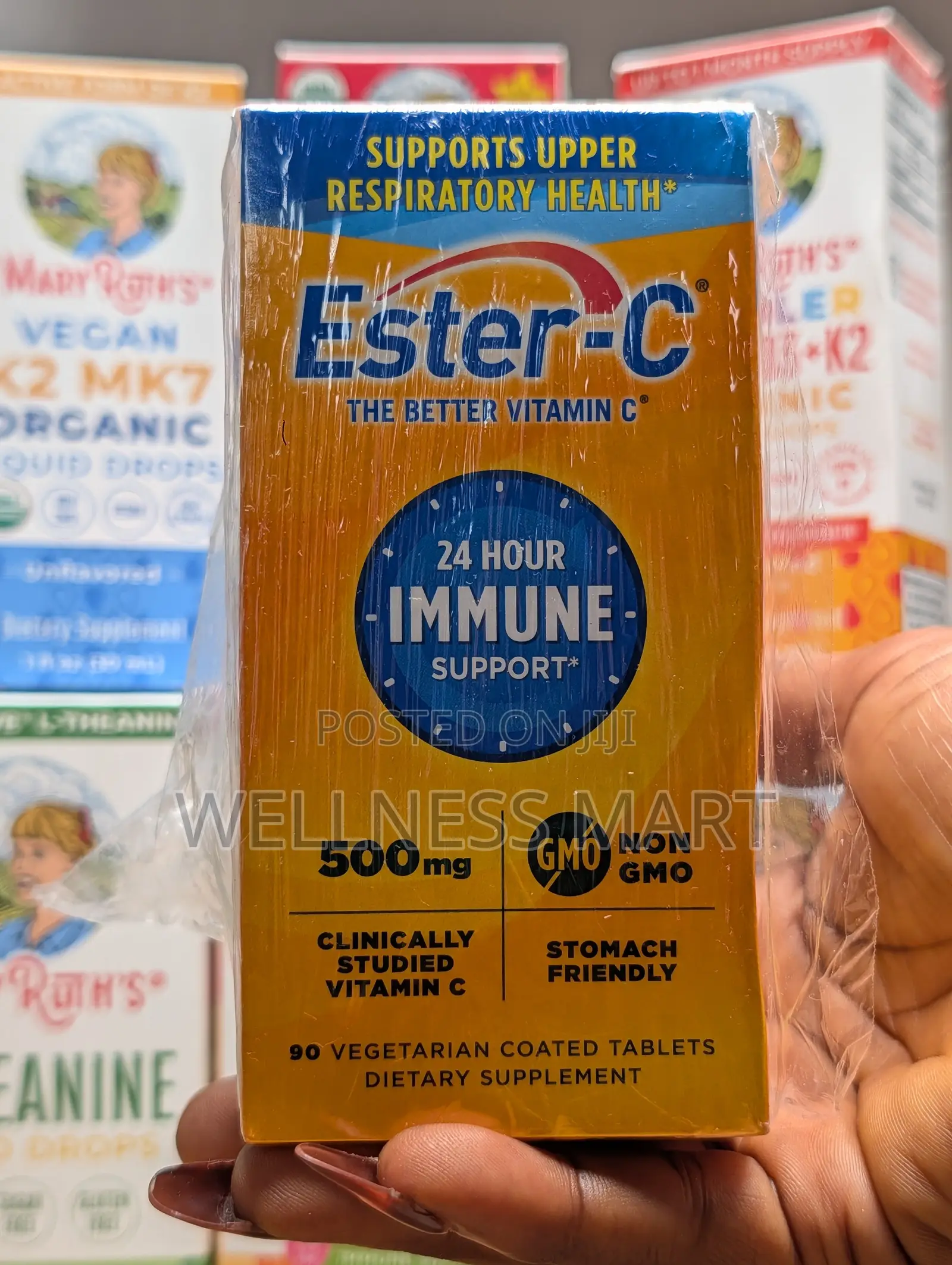 Ester-C 500mg 24hr Vitamin C Tablets - Gentle, Immune Support