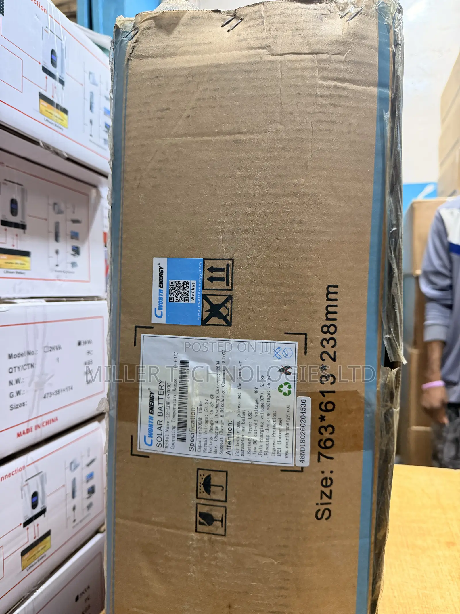 C-Worth 10kw 200ah Lithium Battery