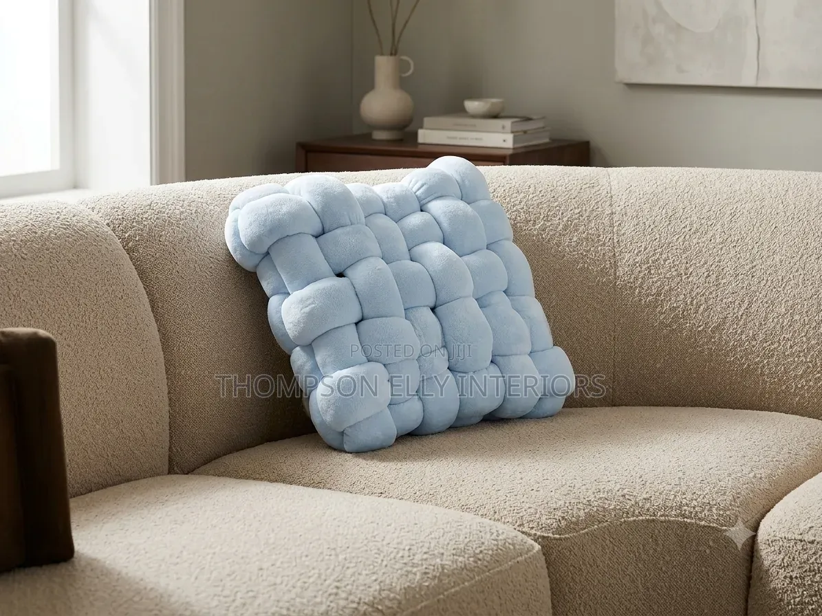 Luxury Knotted Throw Pillow