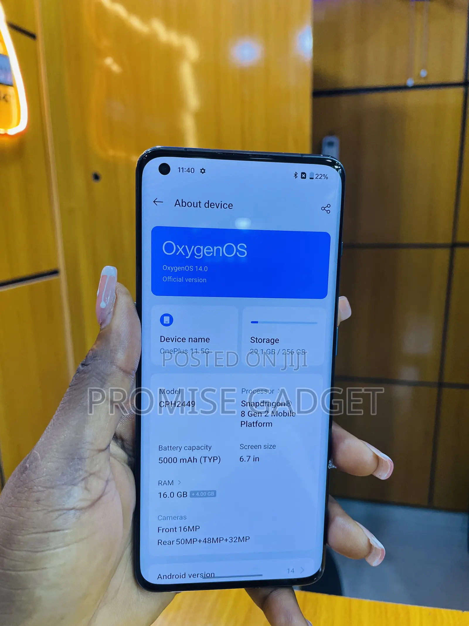OnePlus 11 256 GB Black