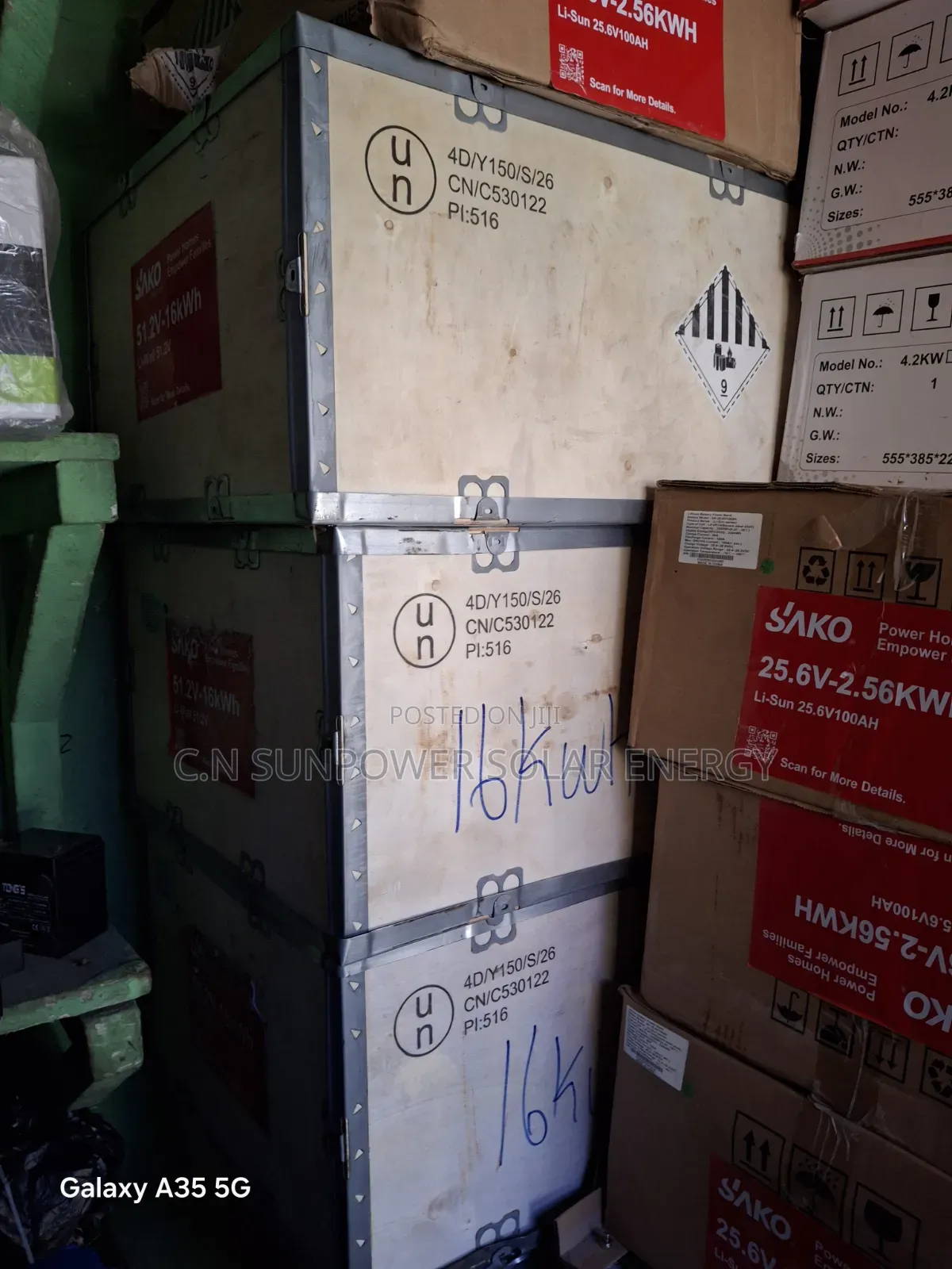 16kwh/48v Sako Lithium-Iron Phosphate Energy Storage Battery System
