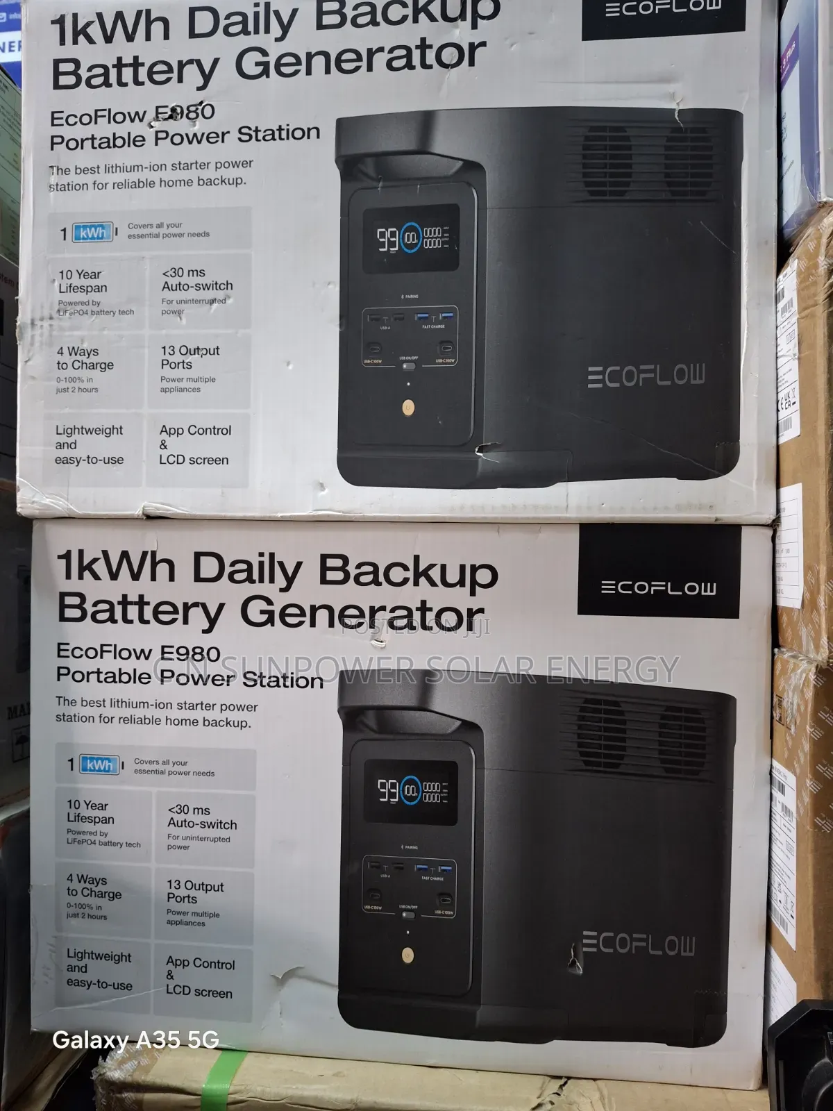 3.6kwh/3600w Ecoflow Backup Battery Generator