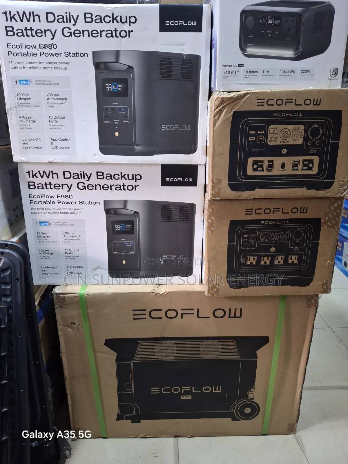 3.6kwh/3600w Ecoflow Backup Battery Generator