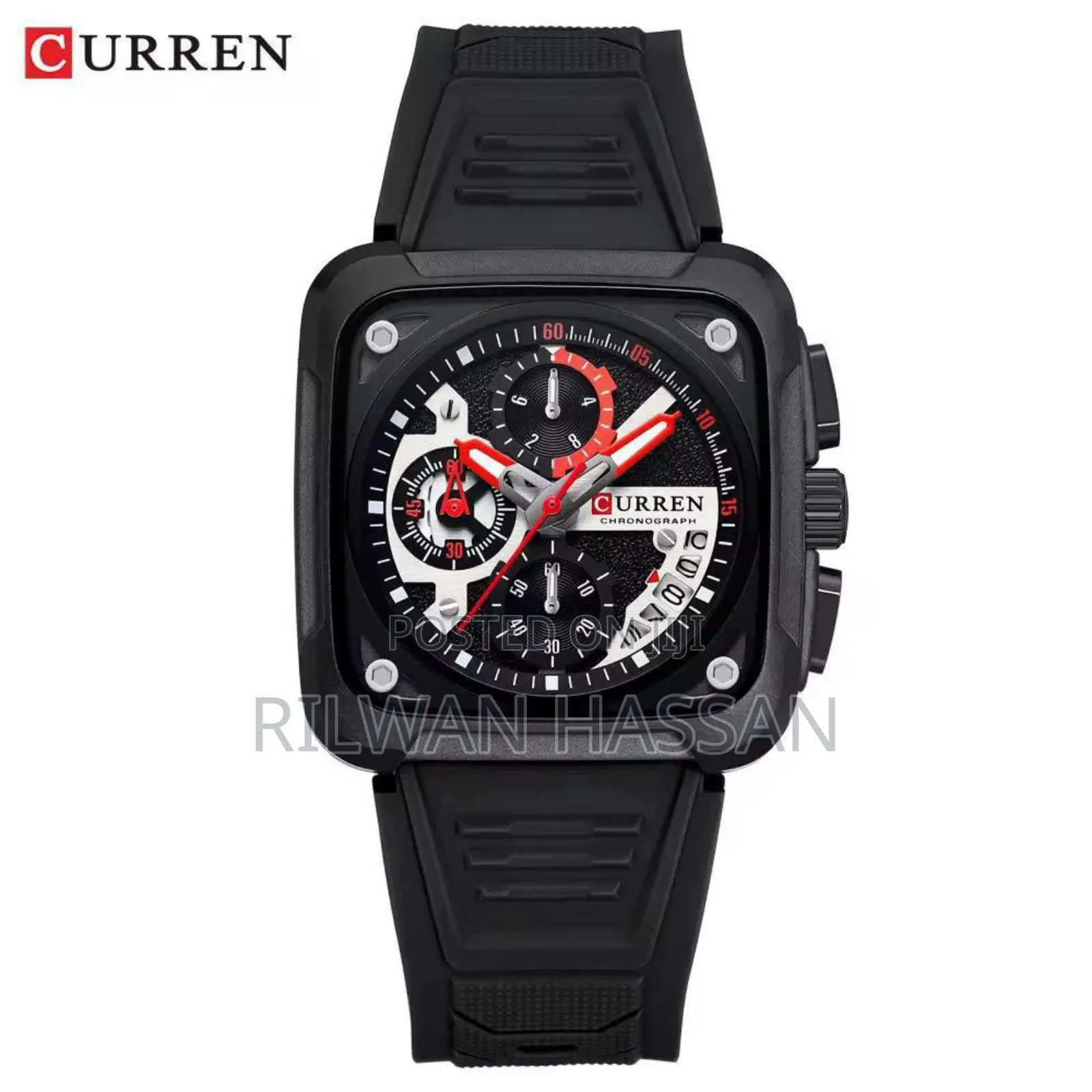 Curren Chronograph Rubber Watch