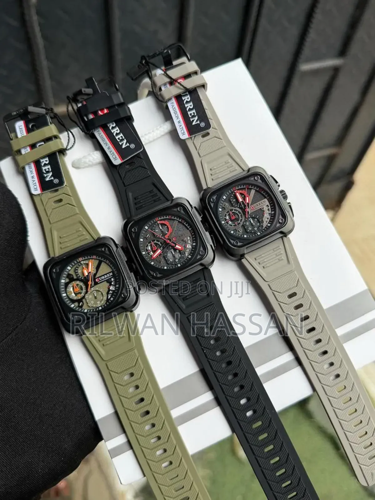 Curren Chronograph Rubber Watch