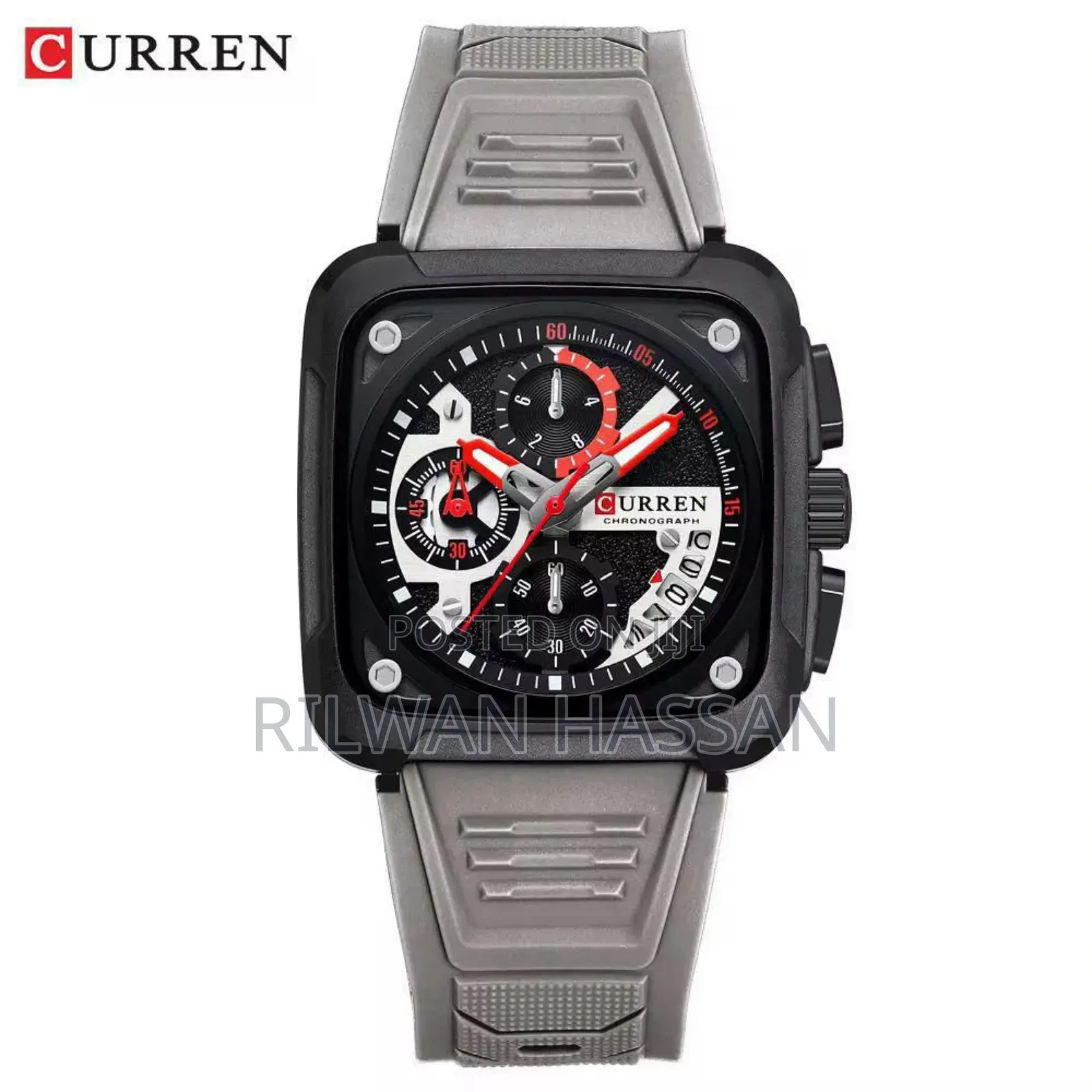Curren Chronograph Rubber Watch