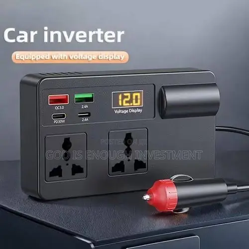 Multifuctional 200w Car Power Inverter 12v/24v to 220v Ac Power Socket
