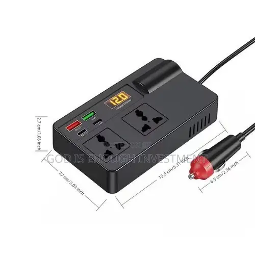 Multifuctional 200w Car Power Inverter 12v/24v to 220v Ac Power Socket