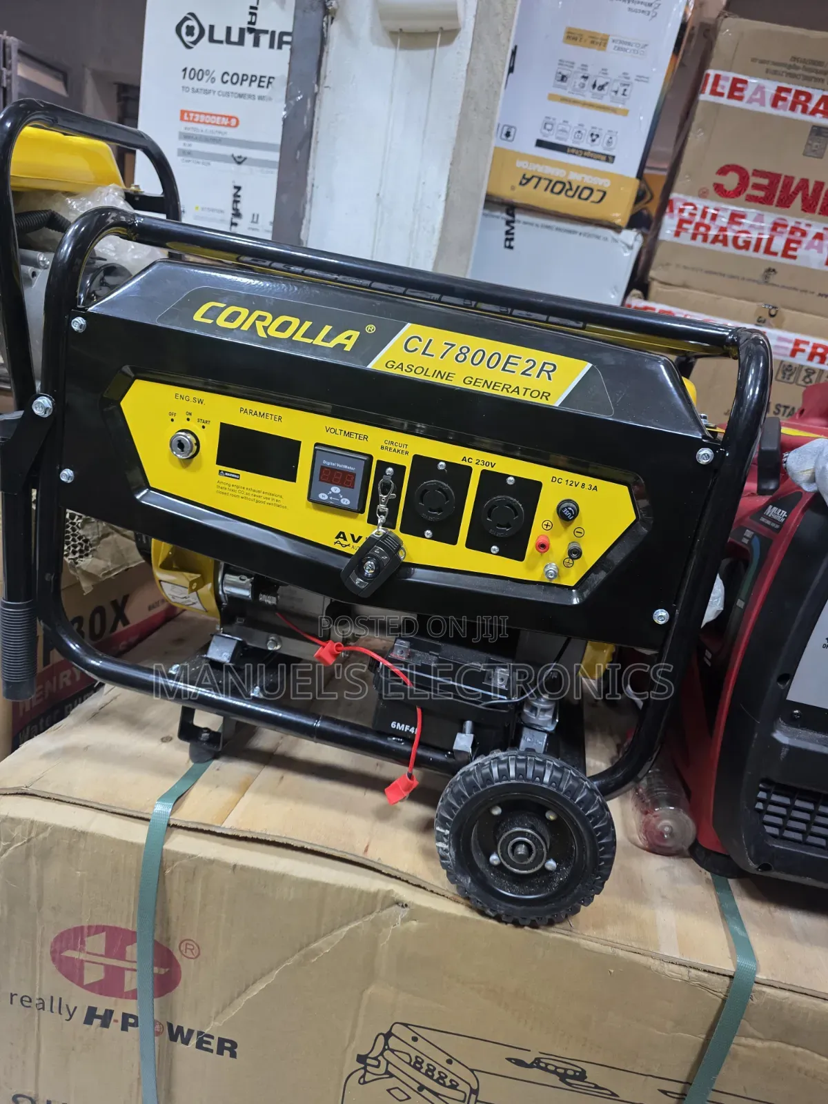 Original Corolla Remote Control Petrol Generator 4.5kva 100%Copper Coi