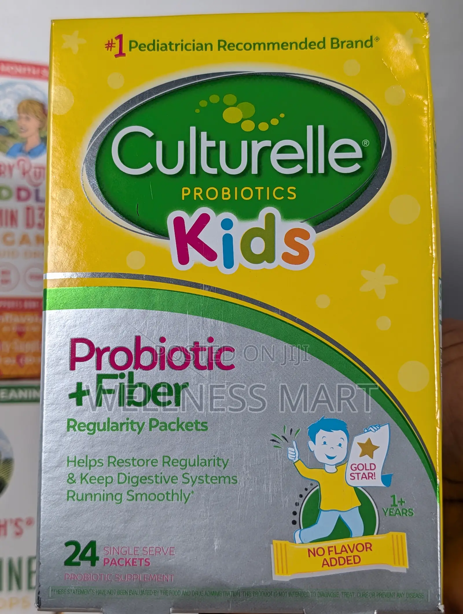 Culturelle Kids Probiotic + Fiber Packets - Regularity 3+
