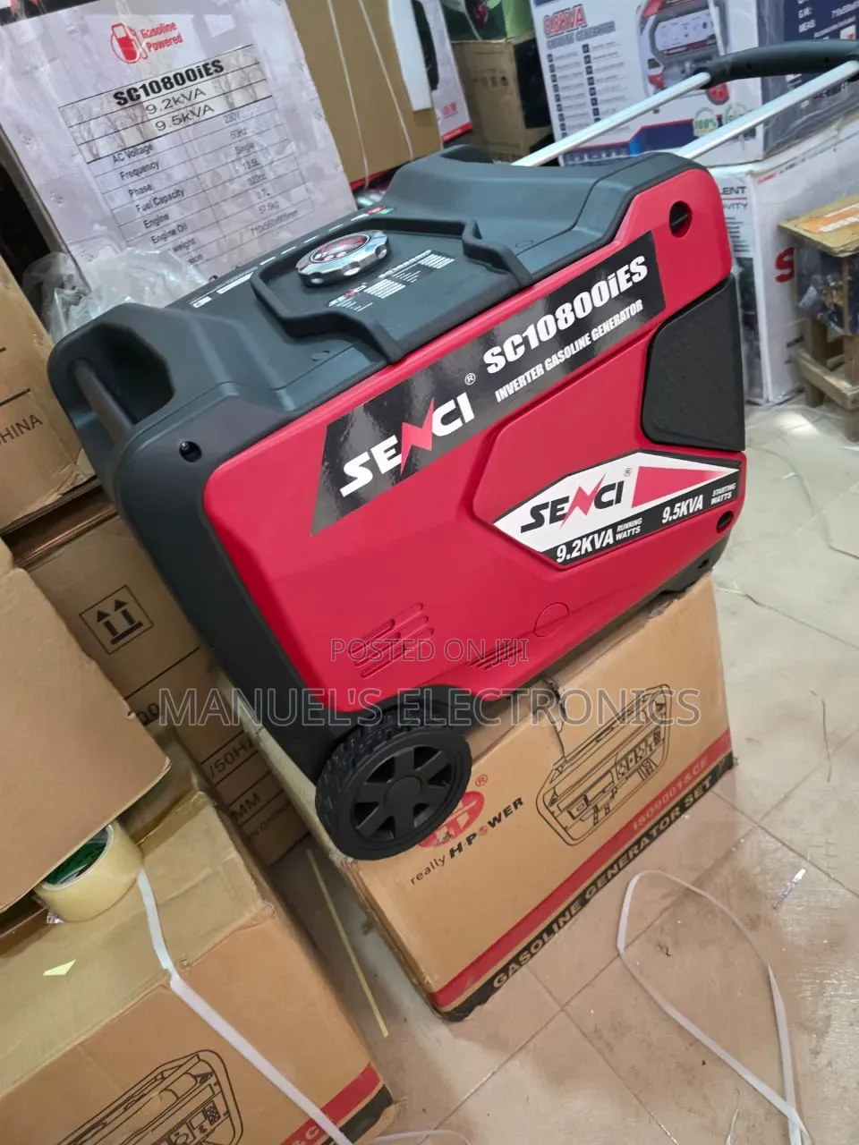 Inverter Soundproof Petrol Gen Senci (9.5kva)Low Fuel Consumption
