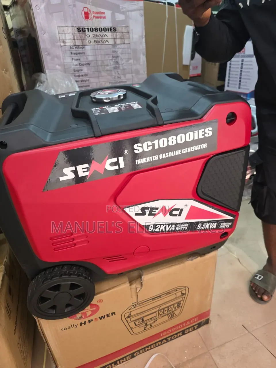 ☆¤Best Senci Remote Control Inverter Soundproof Petrol Gen 9.5kva