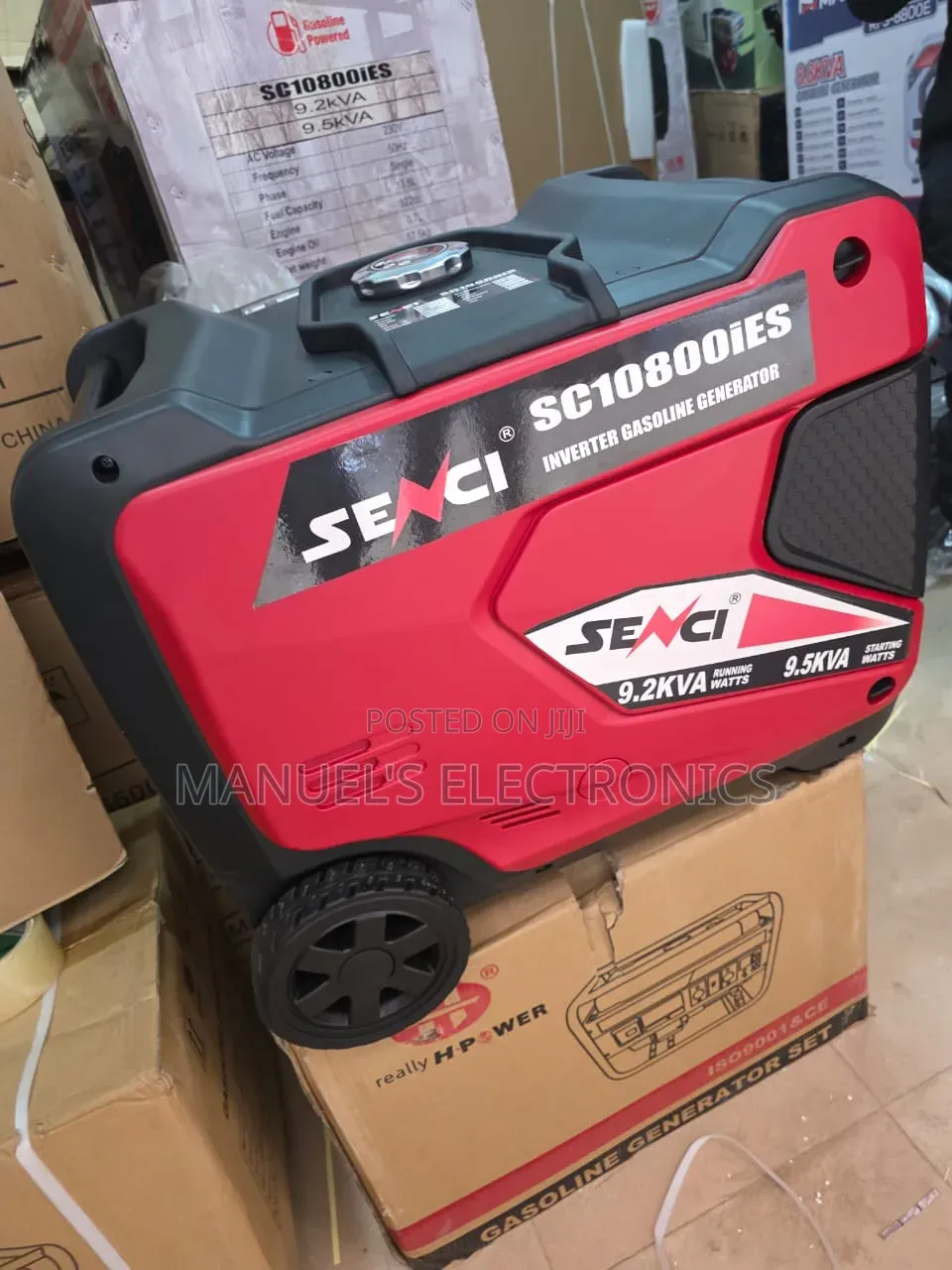 Heavy-Duty 9.5kva Senci Remote Control Inverter Soundproof Petrol Gen