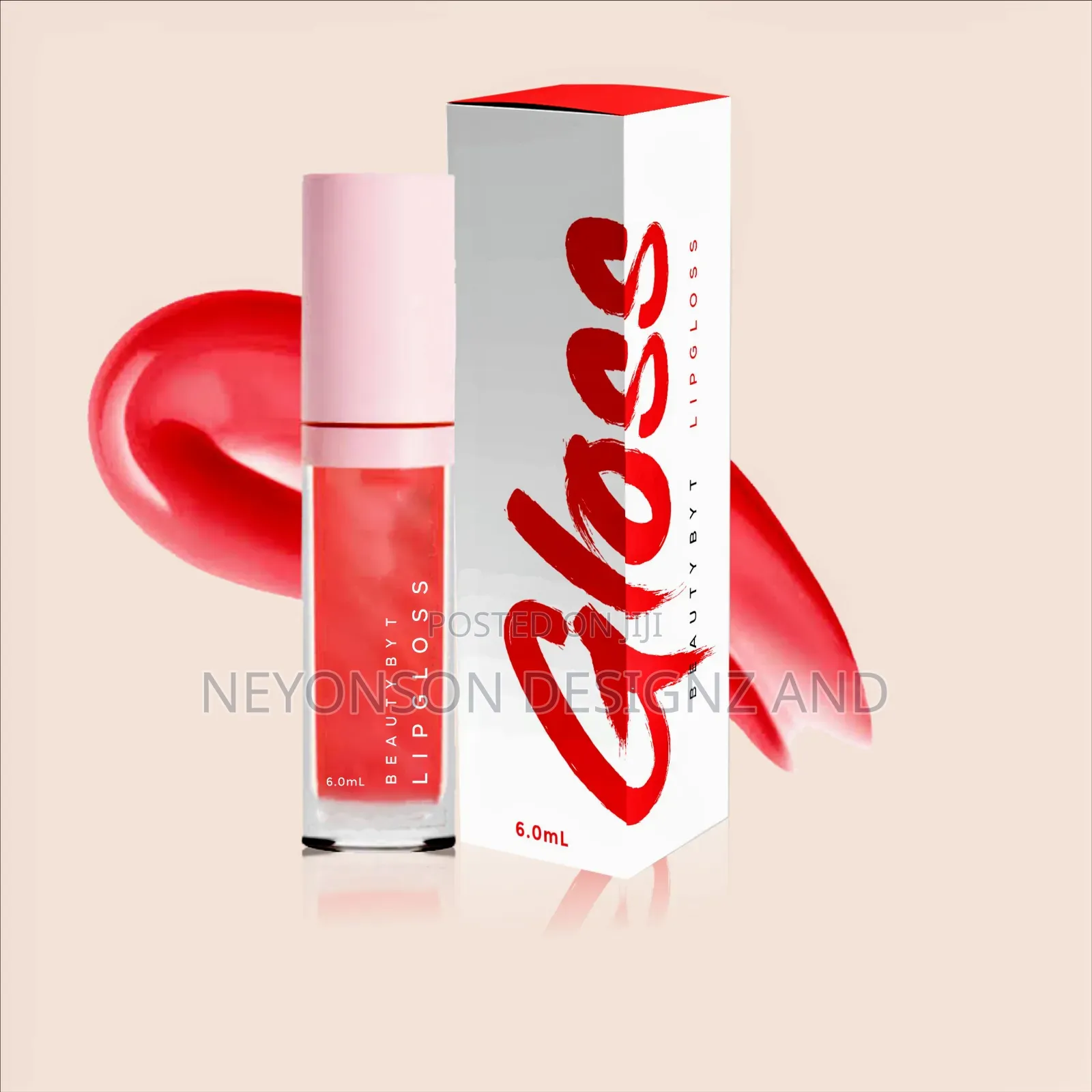 Lip Gloss Packaging Design Print