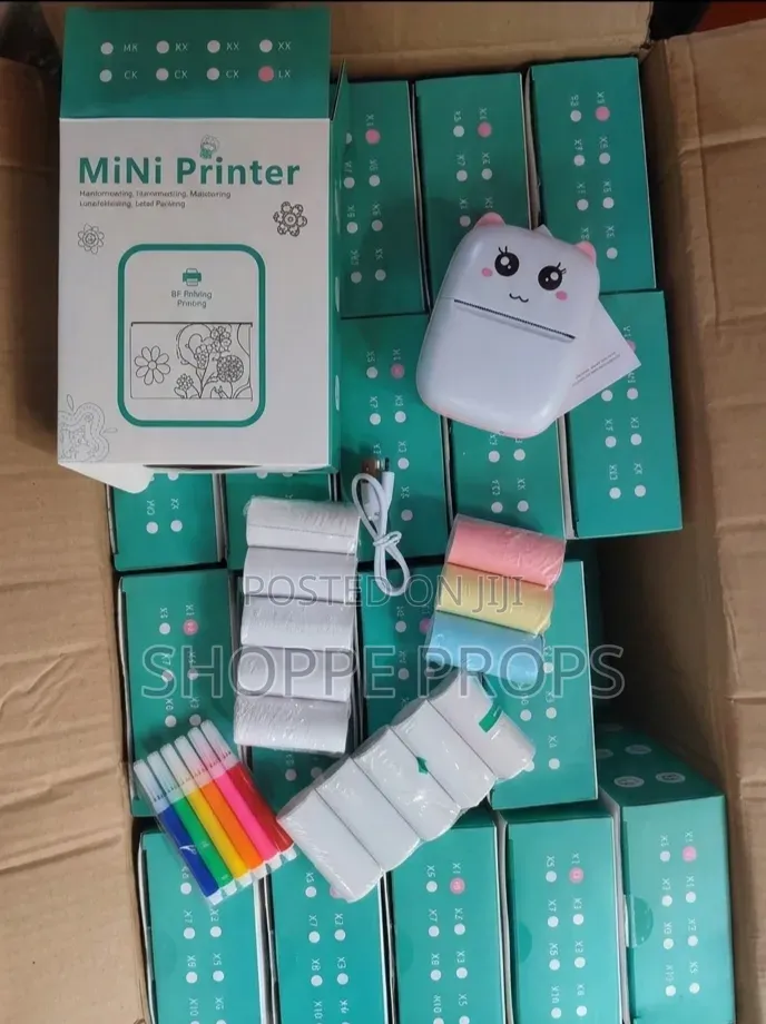 Mini Pocket Printer Thermal Printing Machine Wireless Bt Connection