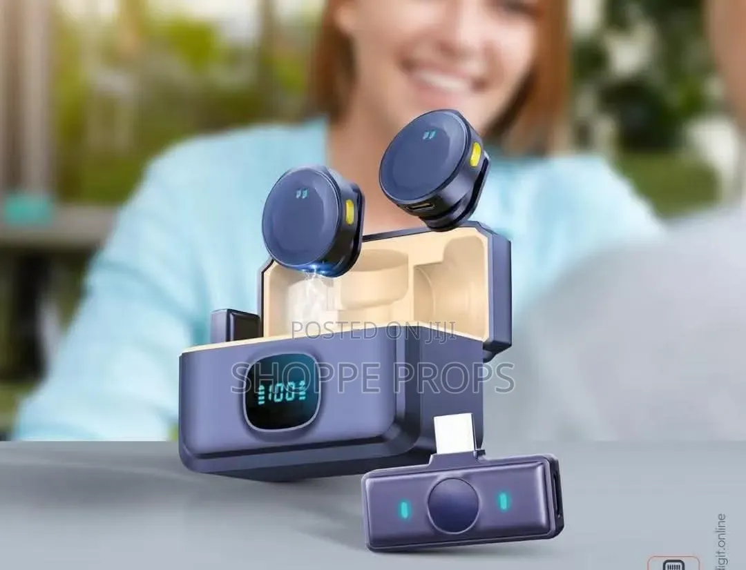 Q8 Magnetic Wireless Microphone With Active Noise Cancellation