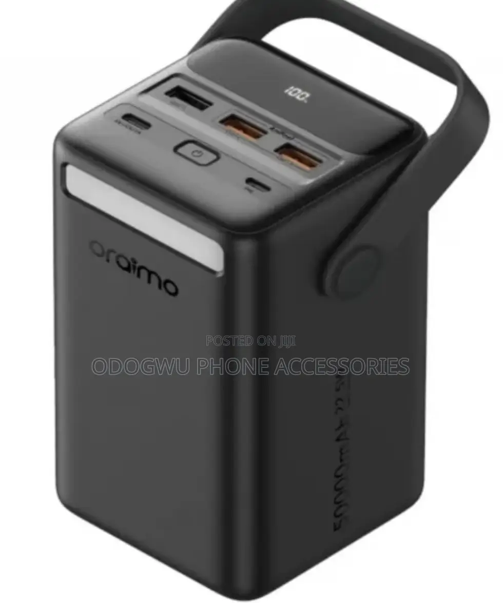Oraimo 50000mah Fast Charging Power Bank – High Capacity