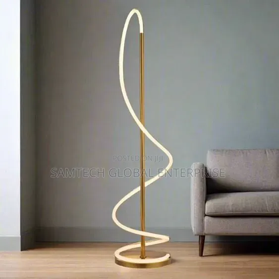Modern Spiral Led Floor Lamp – A Statement of Luxury Elegance 