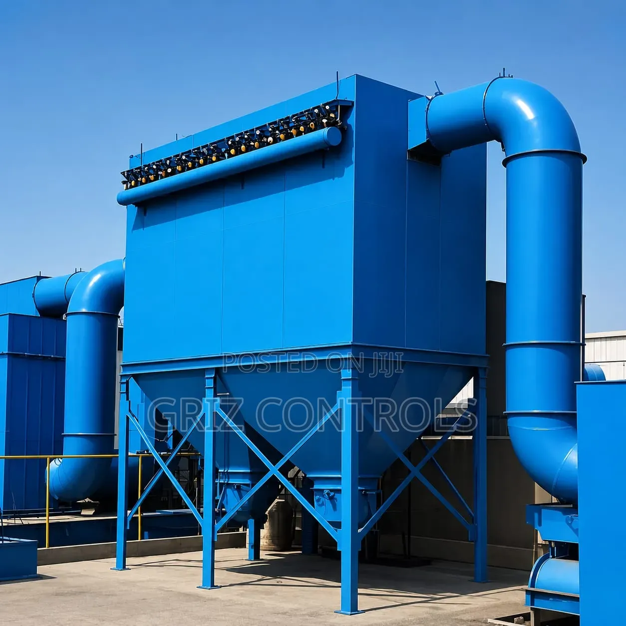 Griz Controls Pulse Bag Dust Collector | Baghouse Dust Collector