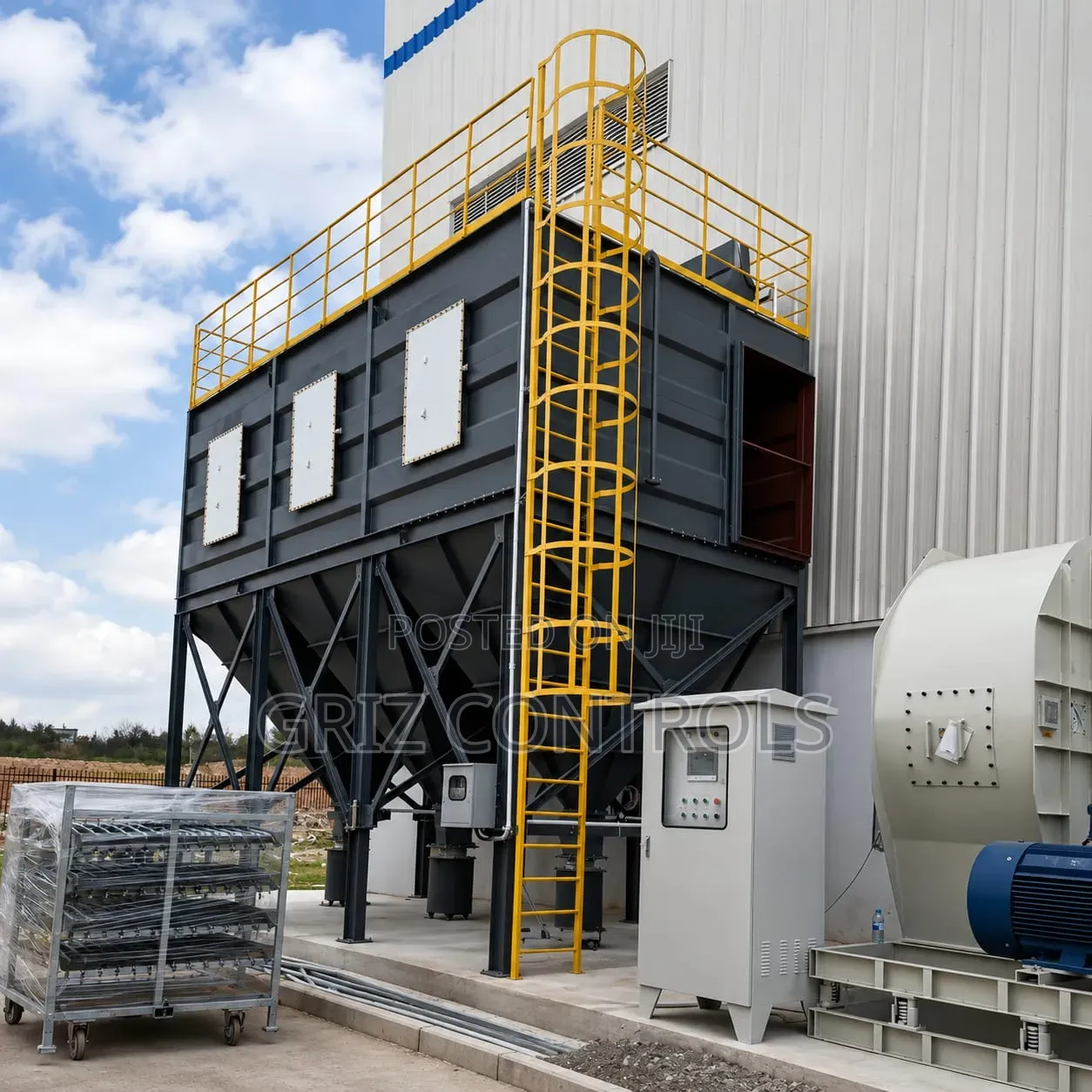 Griz Controls Pulse Bag Dust Collector | Baghouse Dust Collector