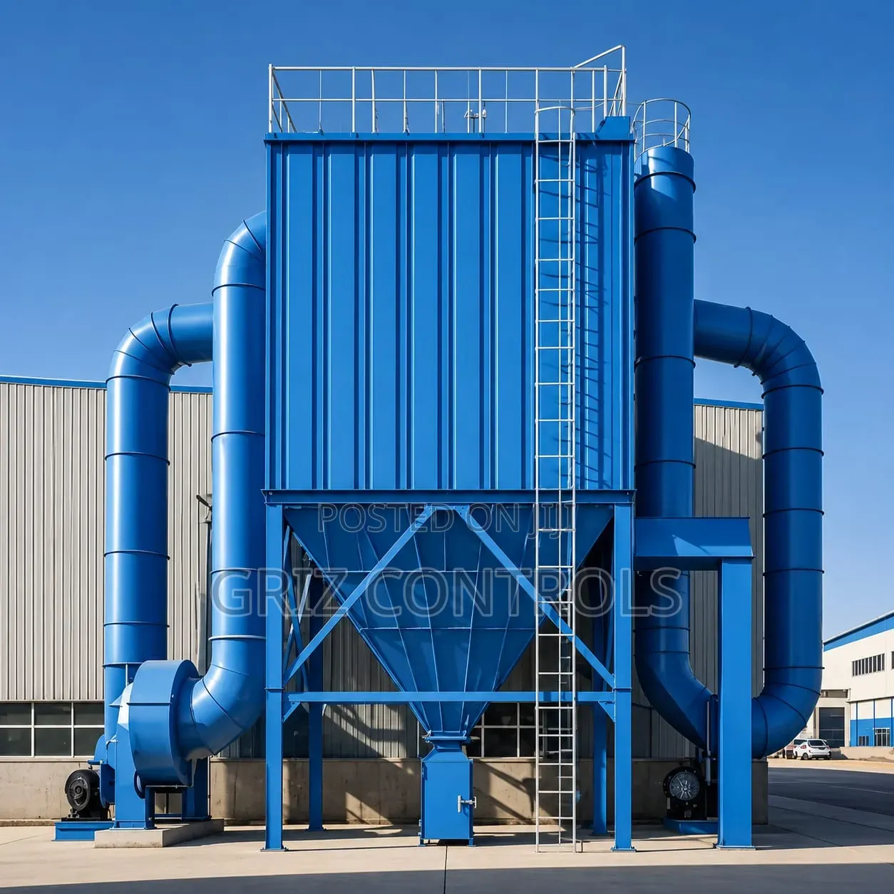 Griz Controls Pulse Bag Dust Collector | Baghouse Dust Collector