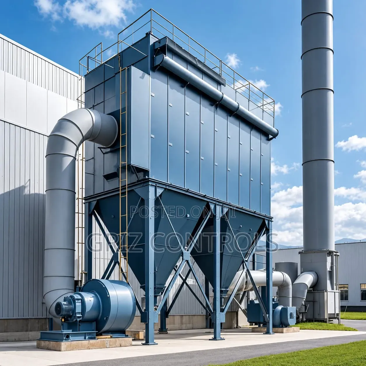 Griz Controls Pulse Bag Dust Collector | Baghouse Dust Collector