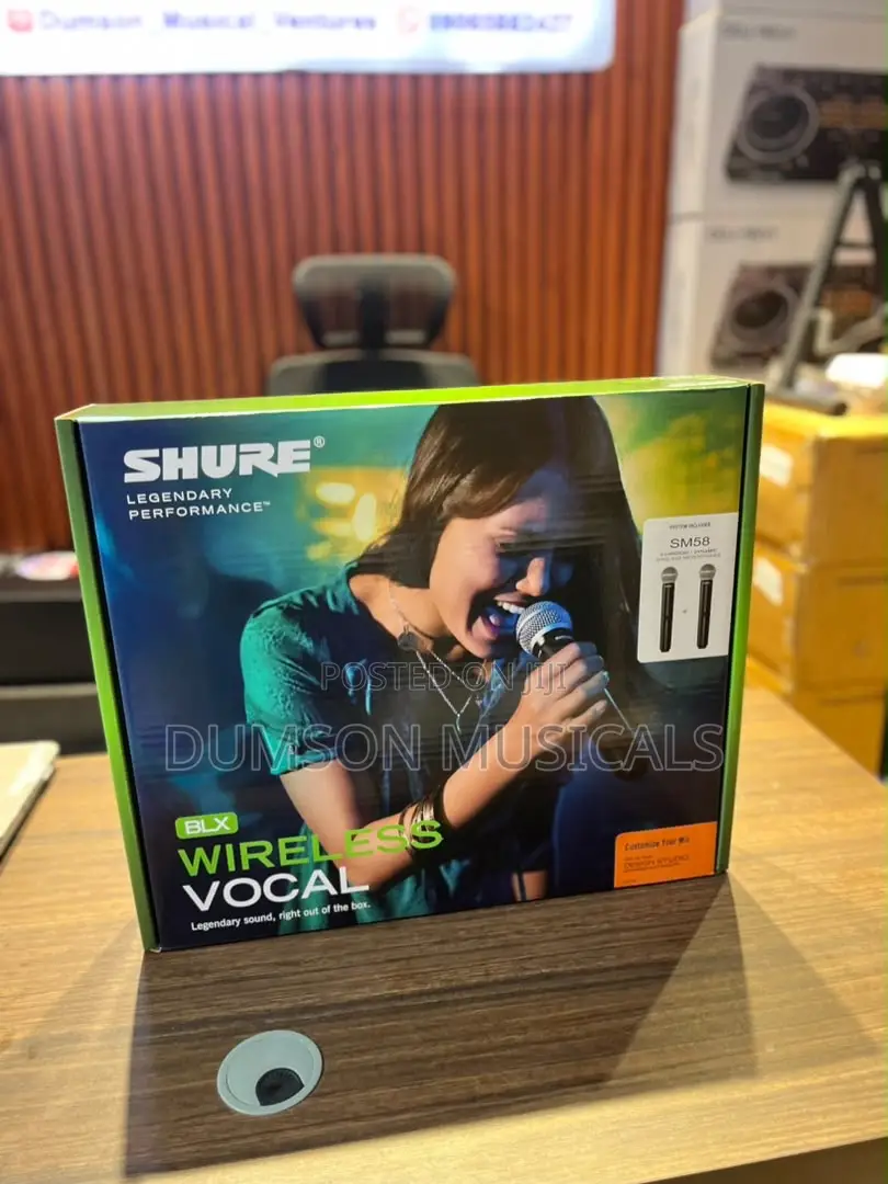 Shure Blx288/Sm58 Dual Wireless Microphone System Sm58
