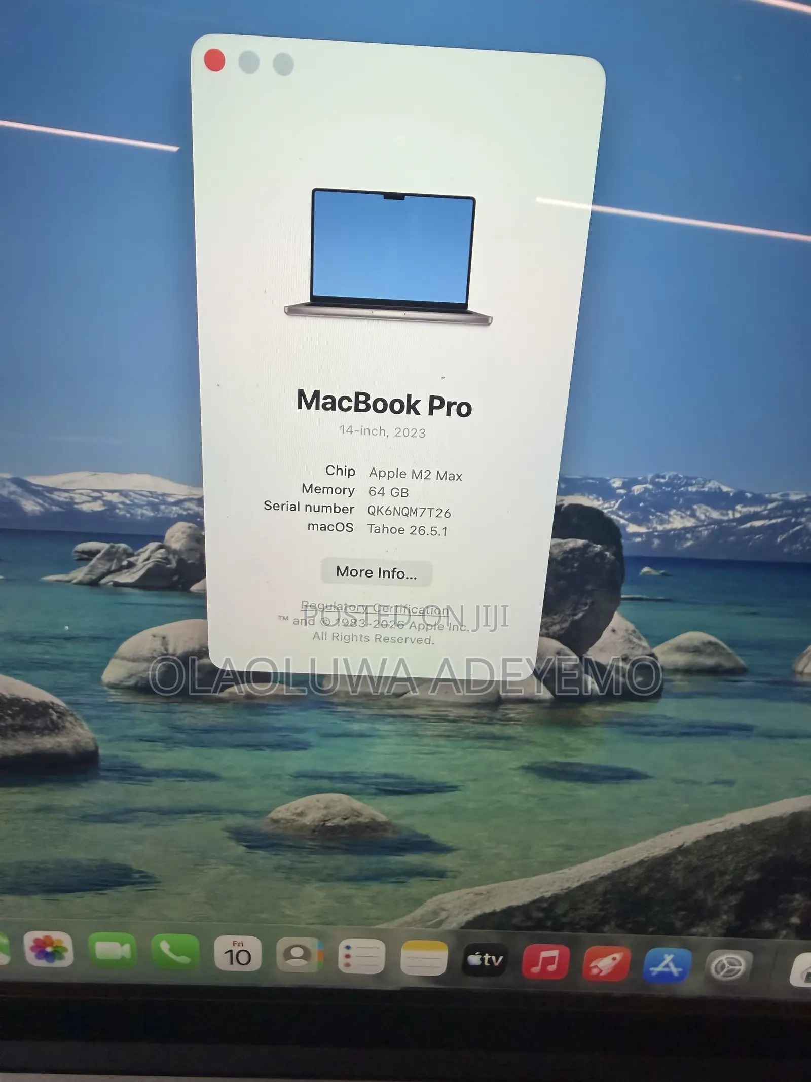 Laptop Apple MacBook Pro 2023 M2 Max 64GB Apple M2 Ultra SSD 2T
