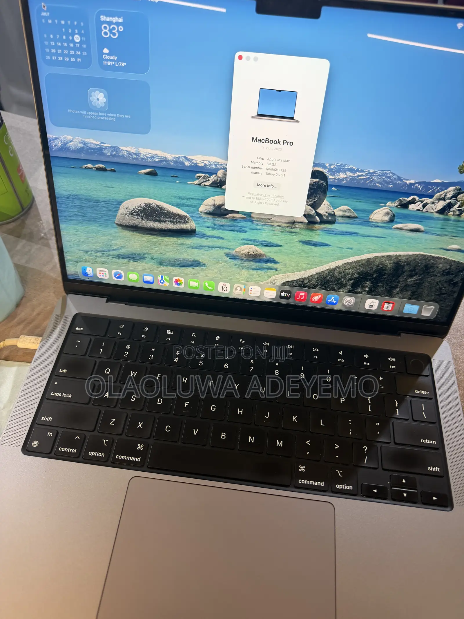 Laptop Apple MacBook Pro 2023 M2 Max 64GB Apple M2 Ultra SSD 2T