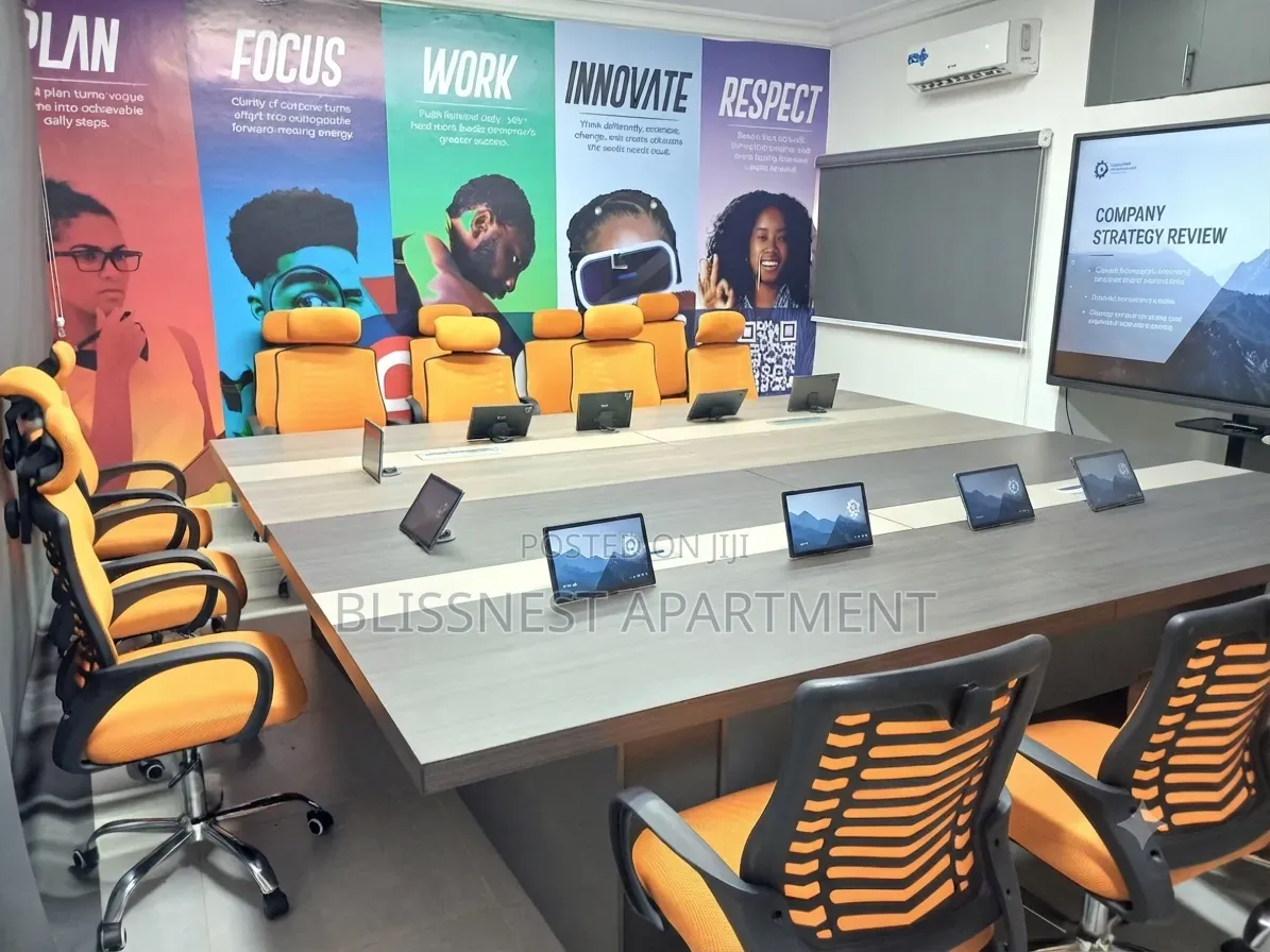 30 Capacity Board Room With Tabs and Smart Electonic Screen