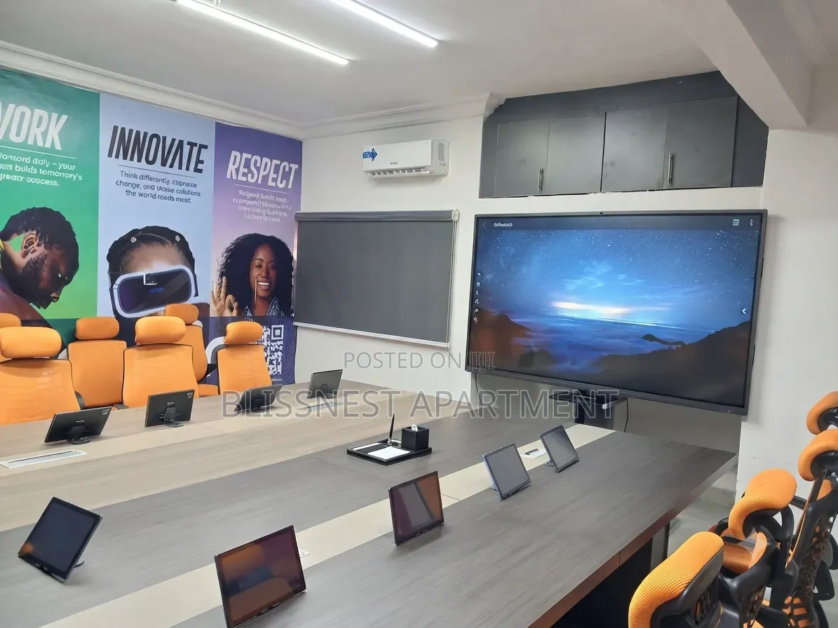 30 Capacity Board Room With Tabs and Smart Electonic Screen