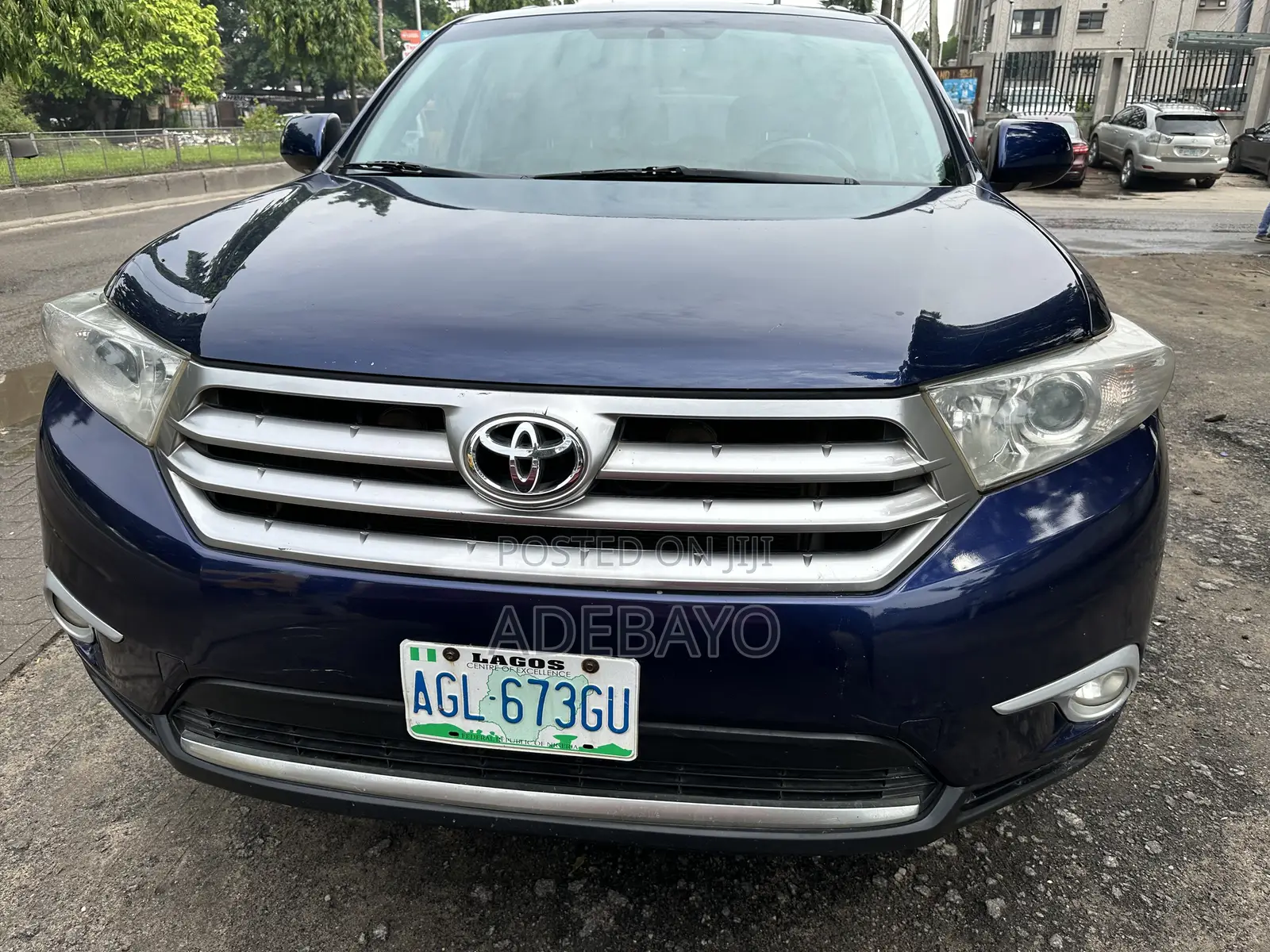 Toyota Highlander Limited 3.5l 4WD 2013 Blue