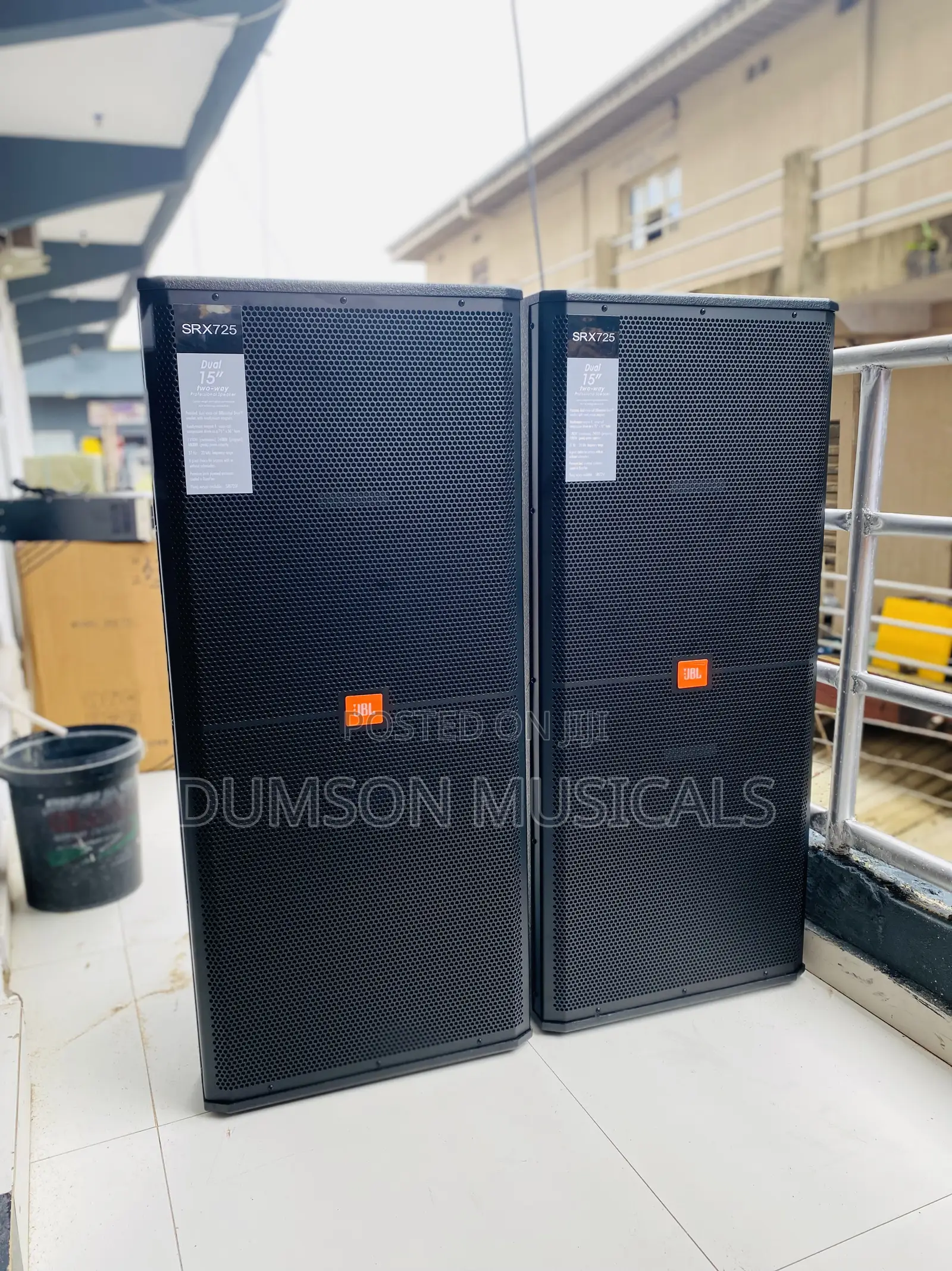JBL Srx725 Double 15 Inches Full Range Speaker Direct JBL Big Magnet