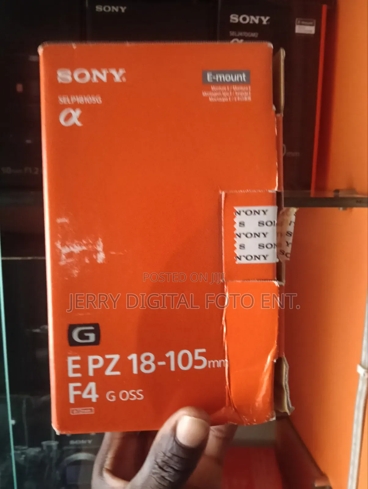 Sony Len E Pz 18-105mm F4 G