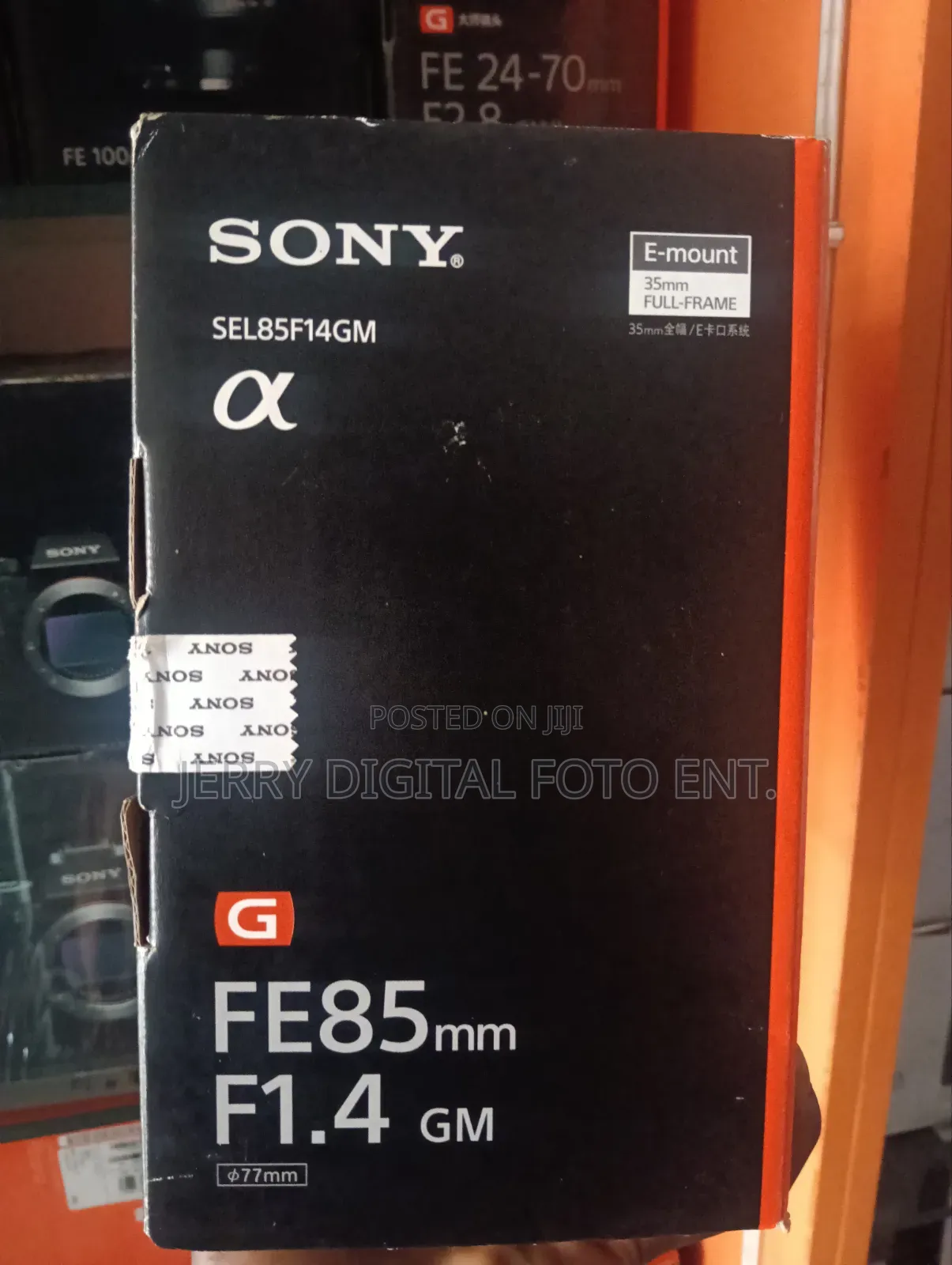 Sony Len Fe 85mm F1.4 Gm
