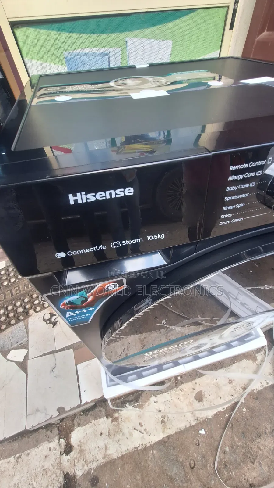 New Hisense 10.5kg Front Load Washing Machine (Wash and Spinning)