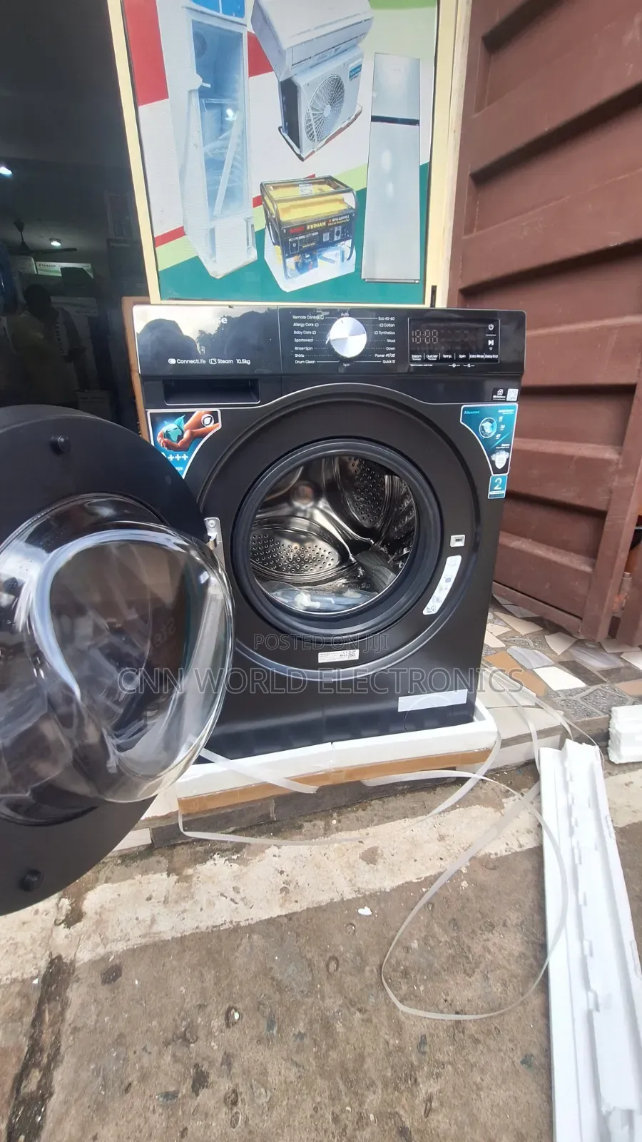 New Hisense 10.5kg Front Load Washing Machine (Wash and Spinning)