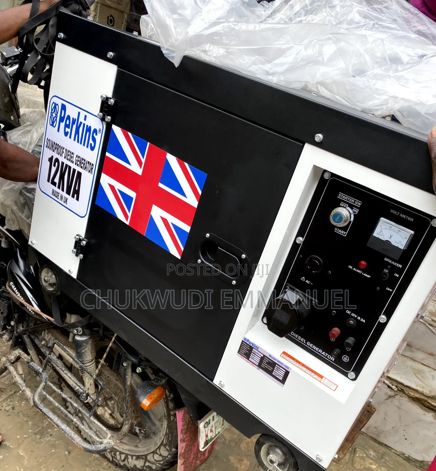 12kva Perkins Soundproof Diesel Generator – Made in Uk