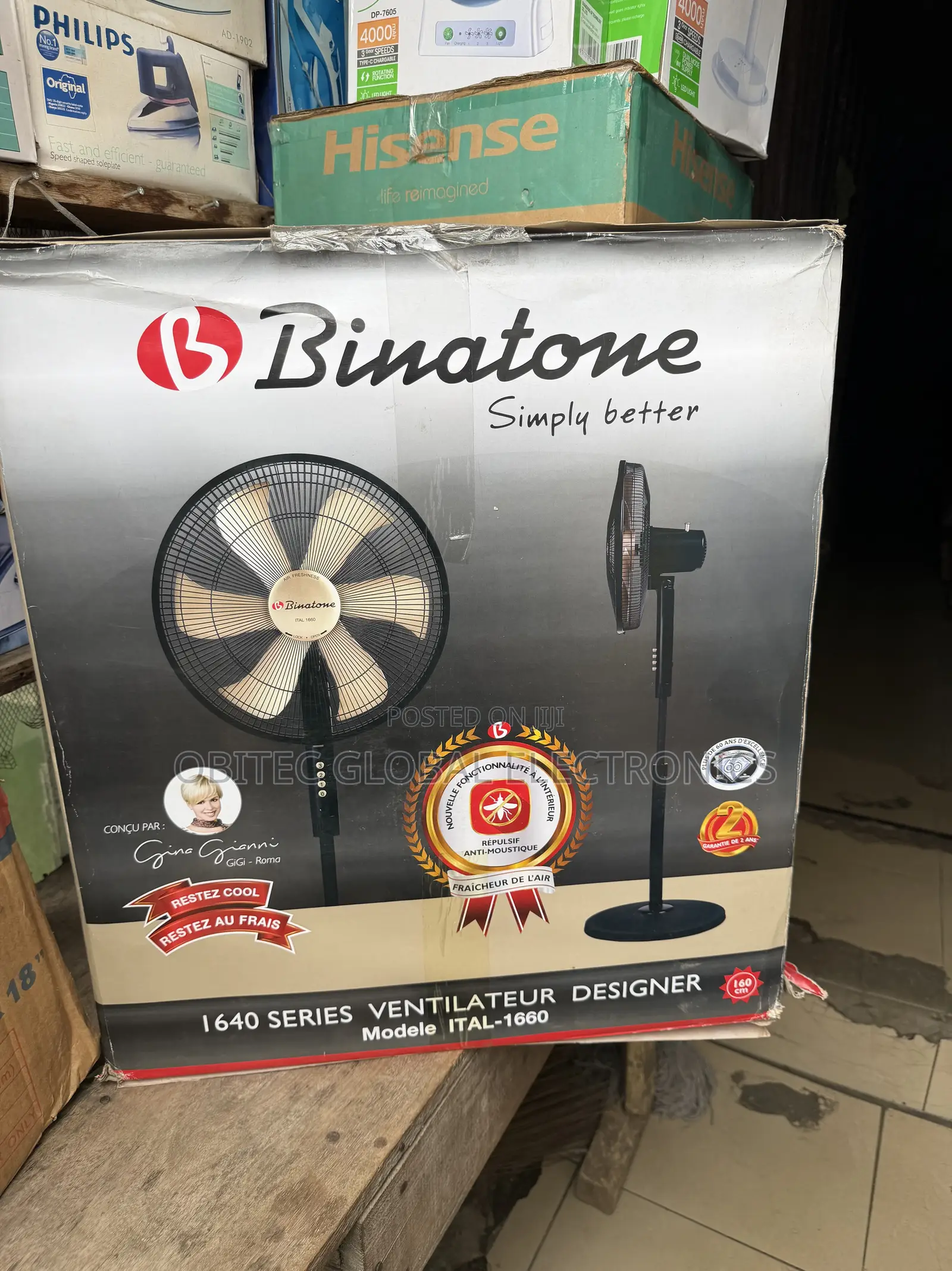 Binatone 16inches 6 Blade Standing Fan